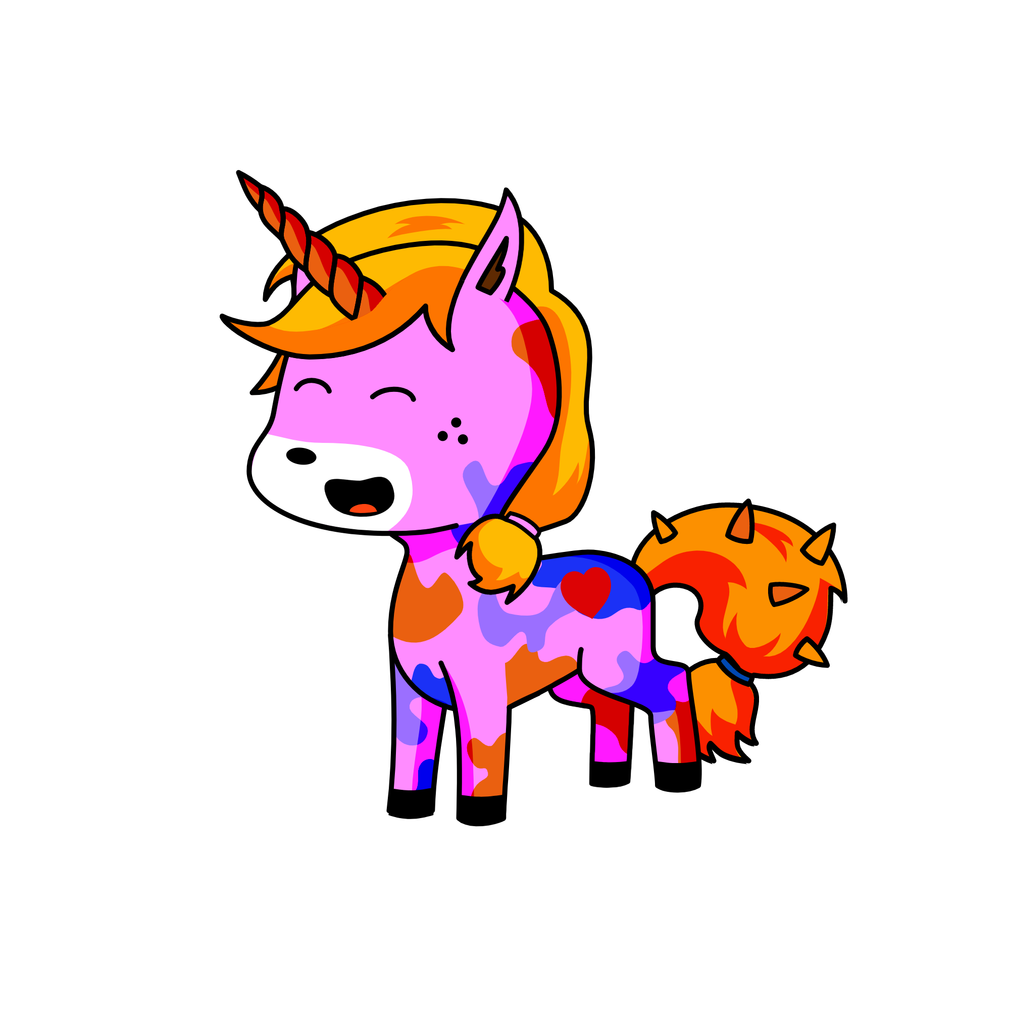 hi, the unicorn