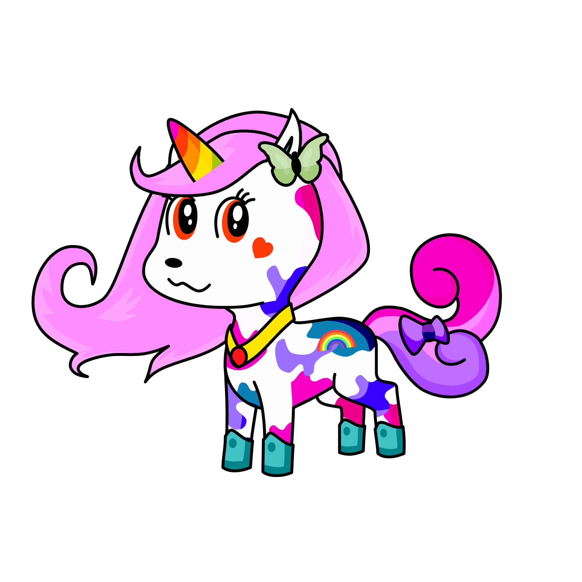 Butterflishia, the unicorn