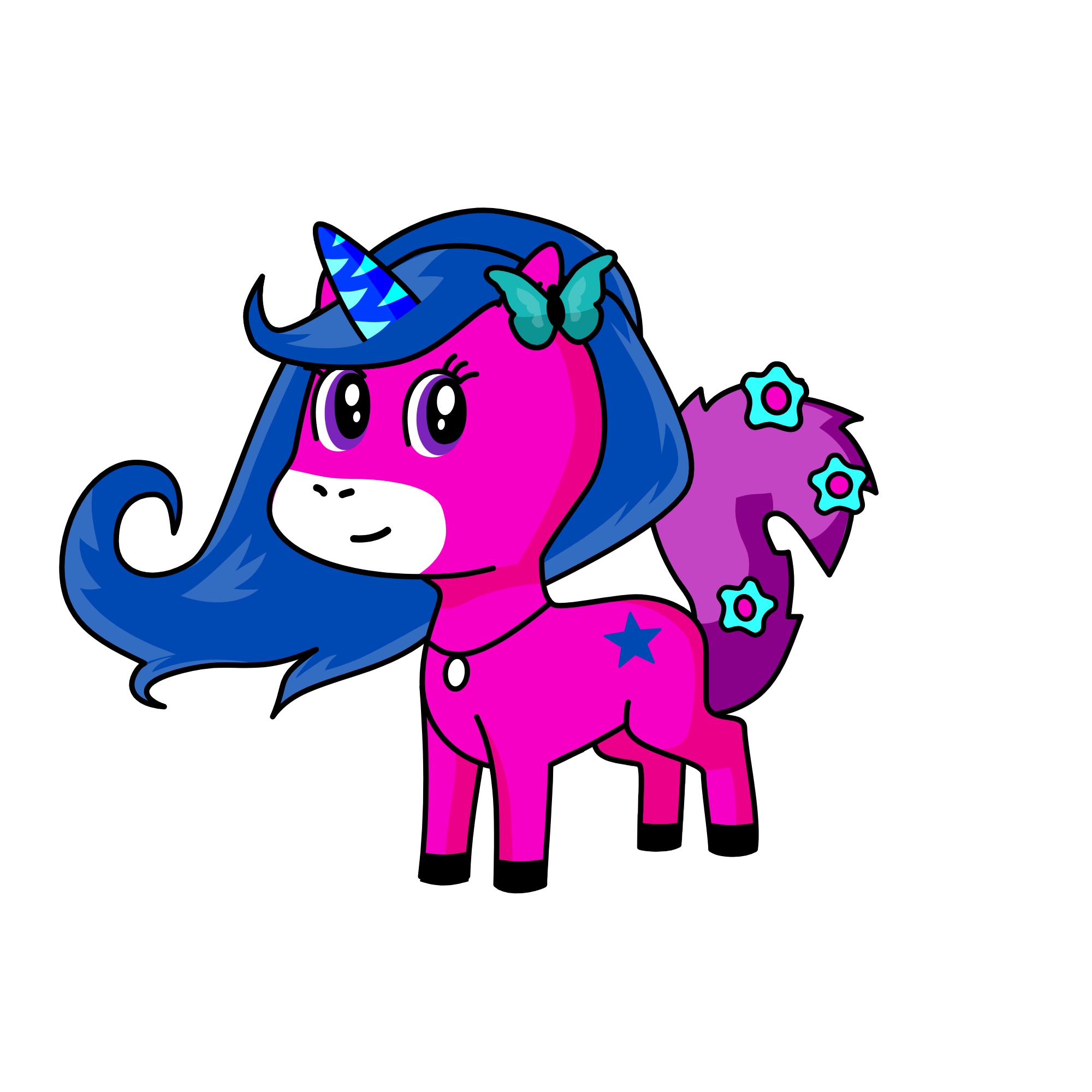 Snowy, the unicorn