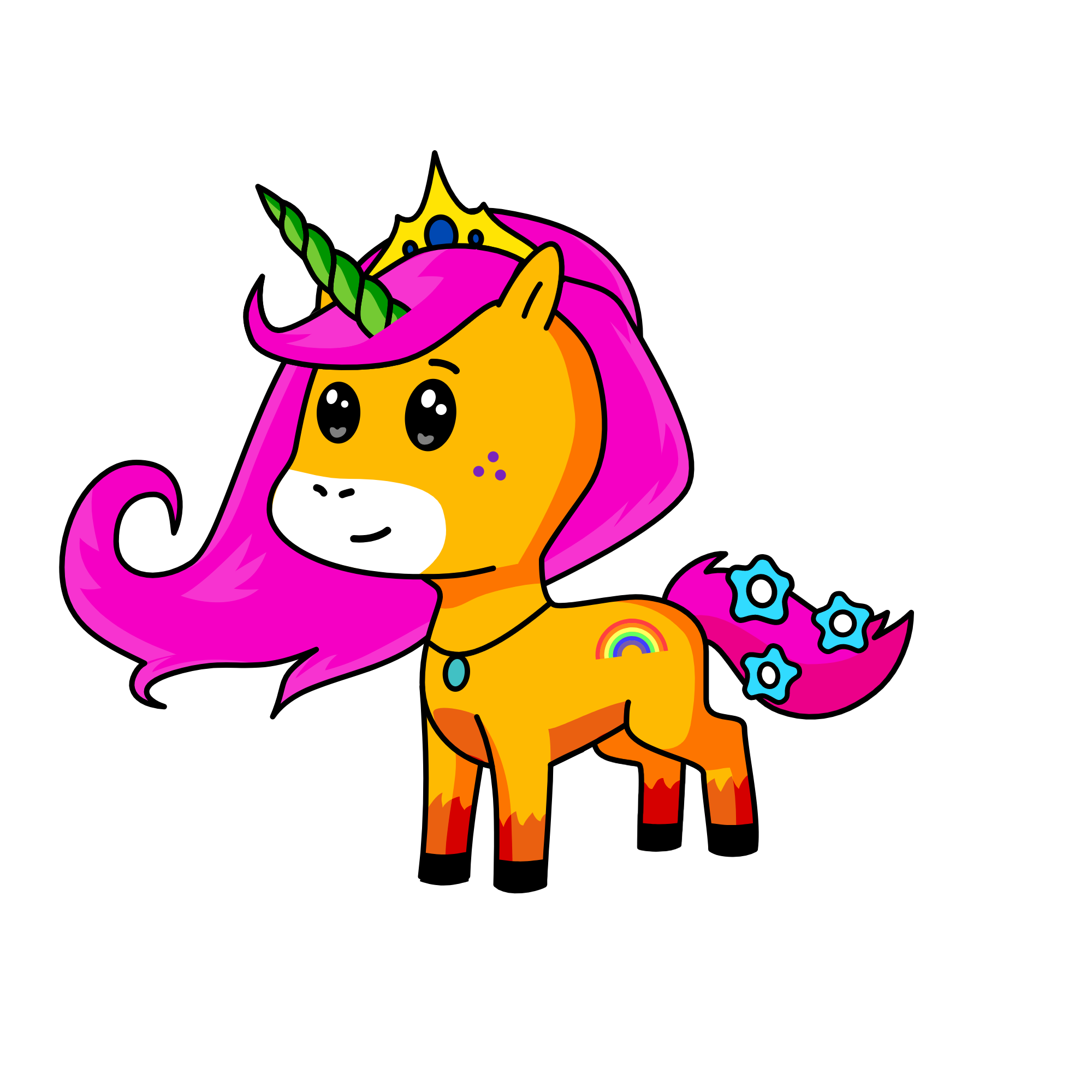 radha, the unicorn