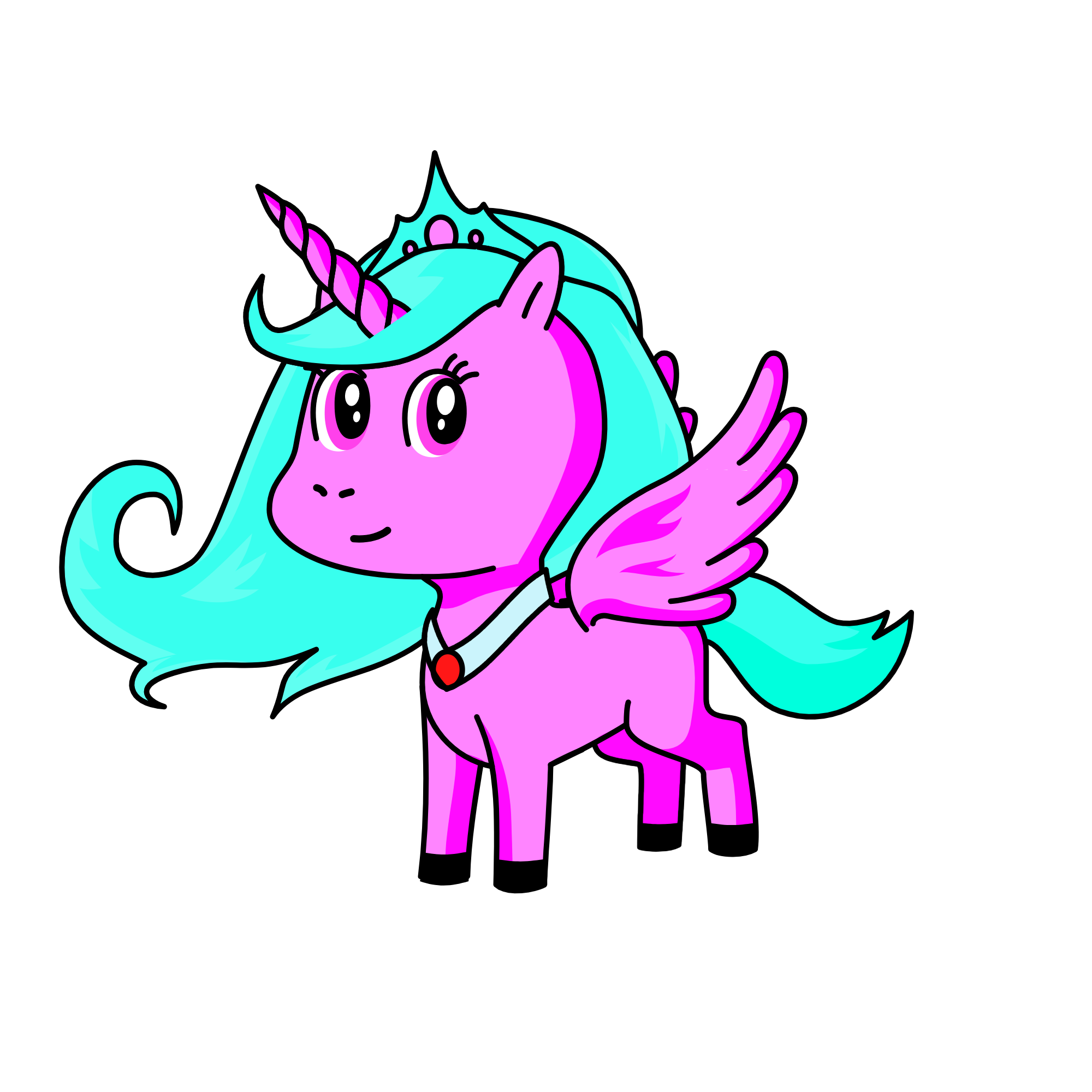 Princess Celestia, the unicorn
