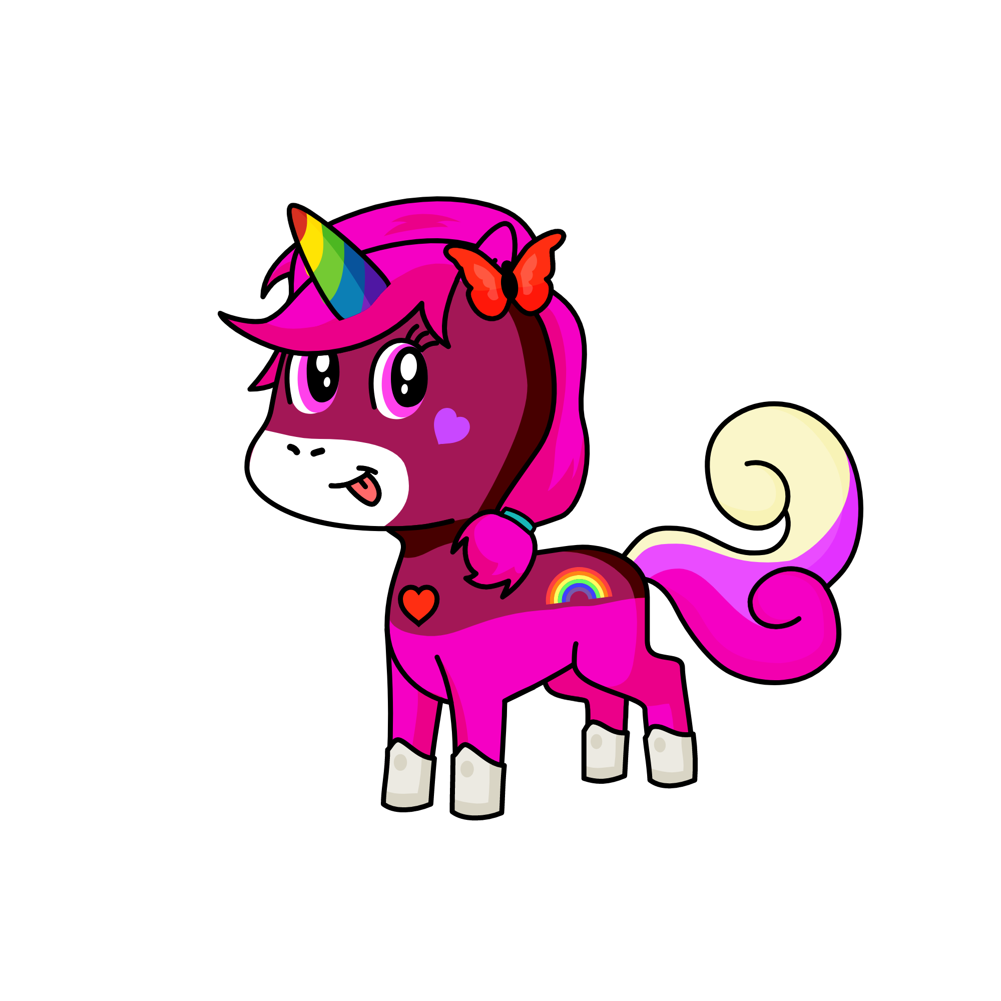 SUPER LILY, the unicorn