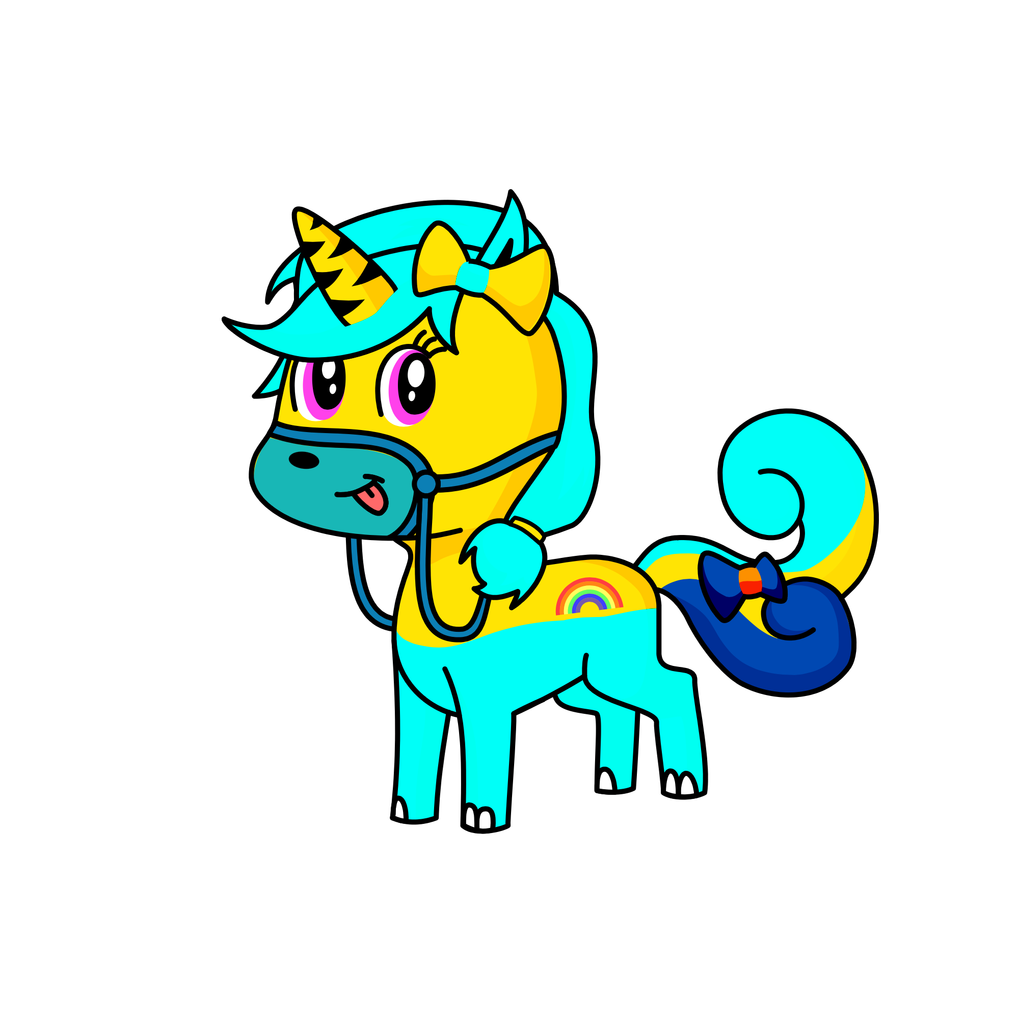 CUTE , the unicorn