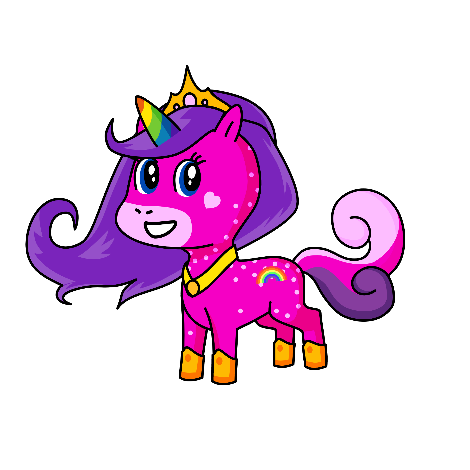 Princess Celestiya , the unicorn