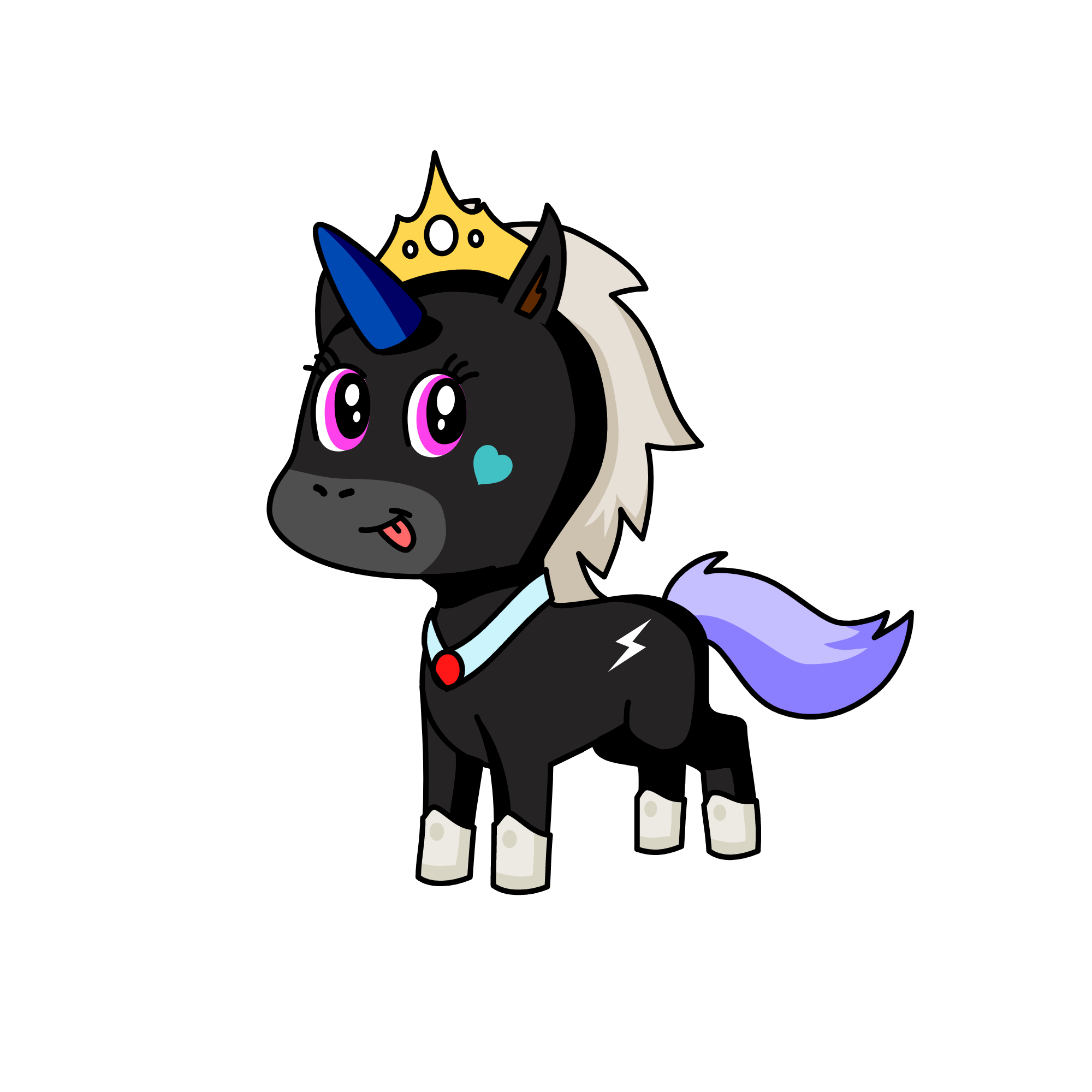 Cutie, the unicorn