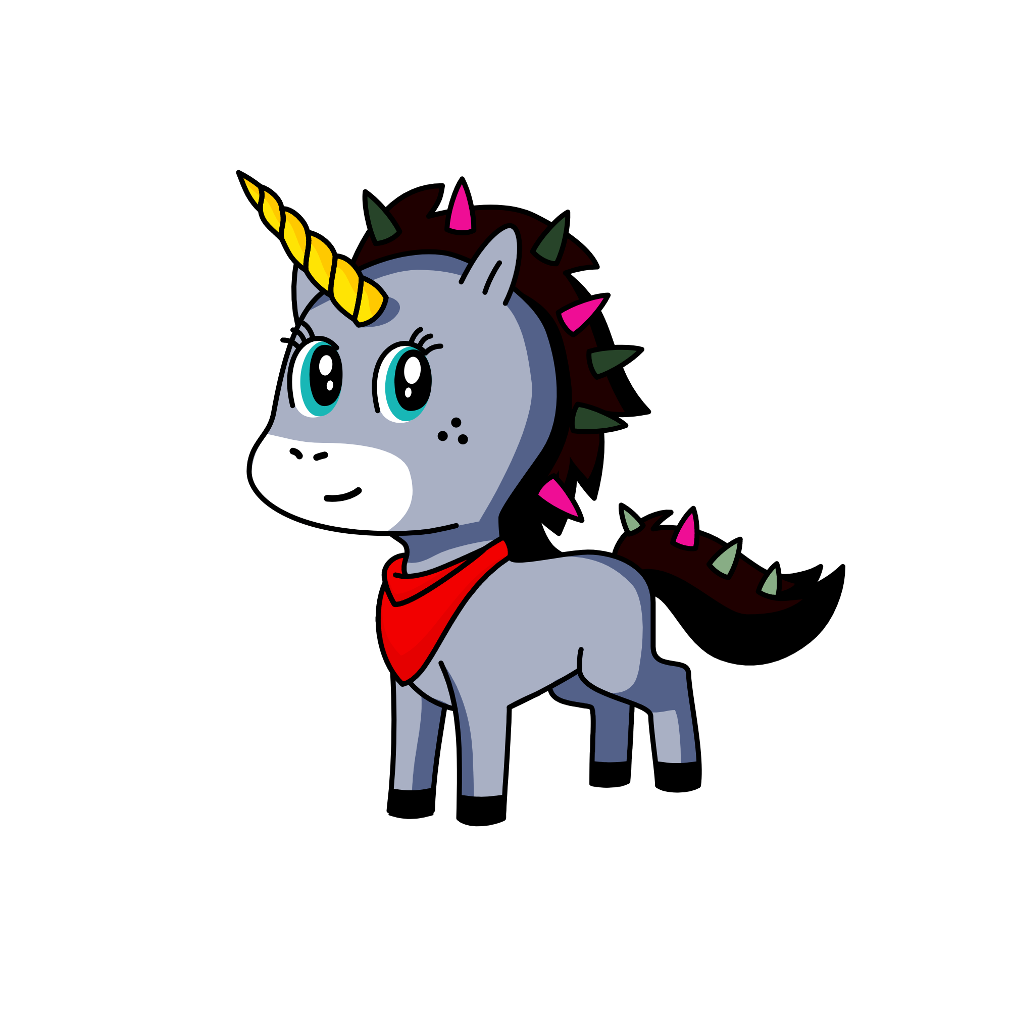 Scar, the unicorn