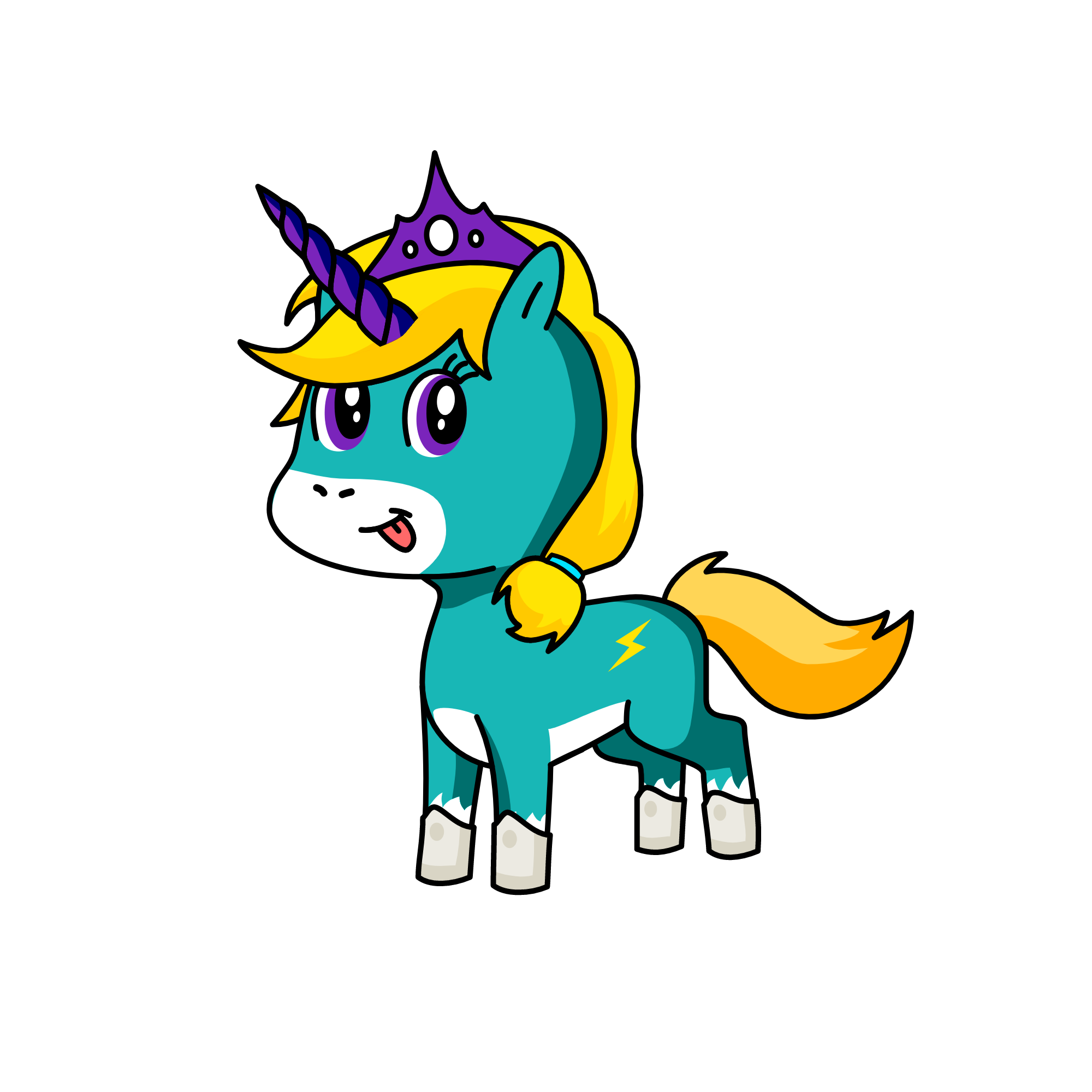 Shimmer, the unicorn