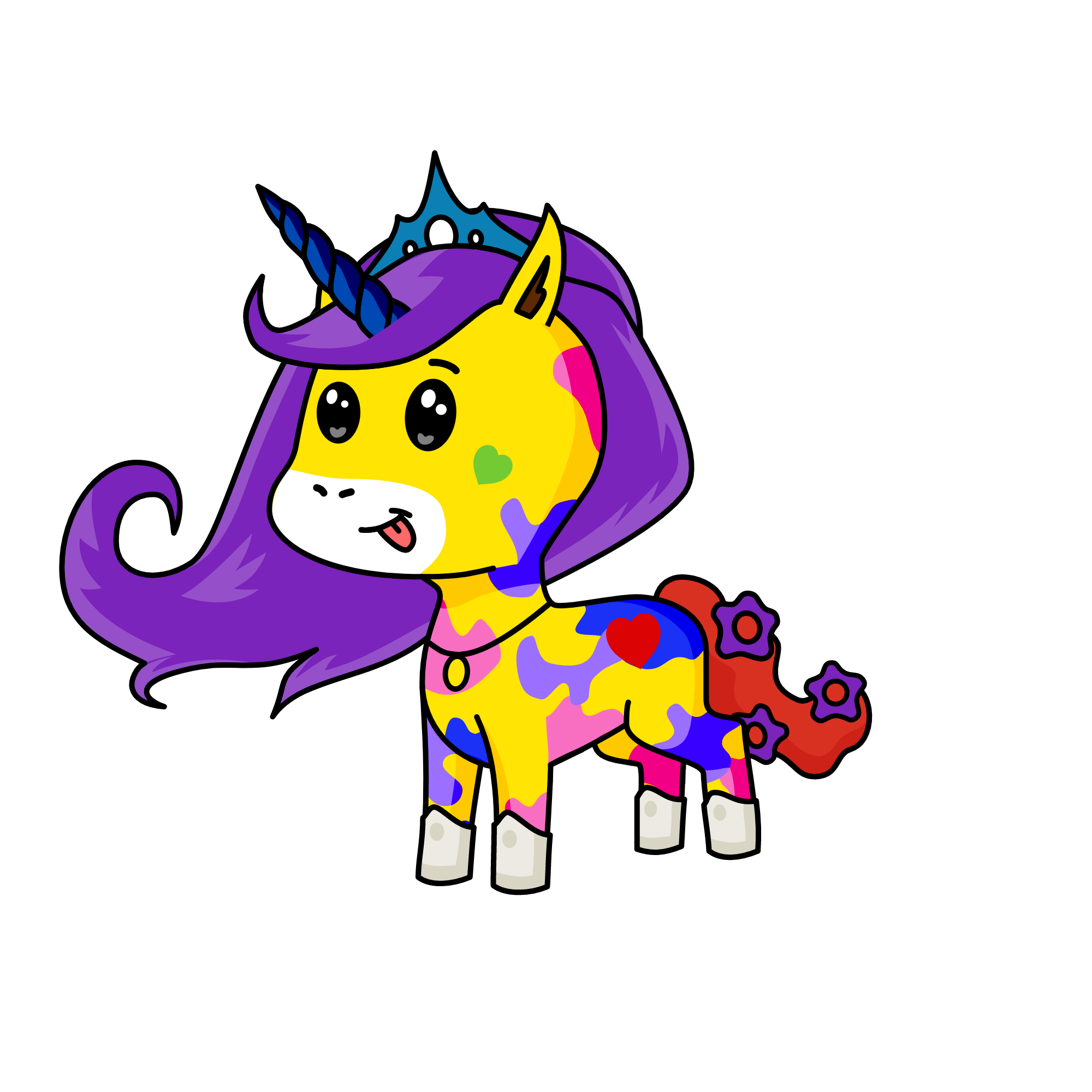 Sunshine Bubbles, the unicorn