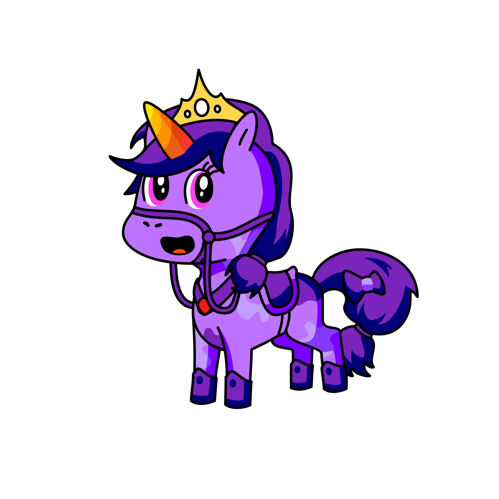 Purplecorn, the unicorn
