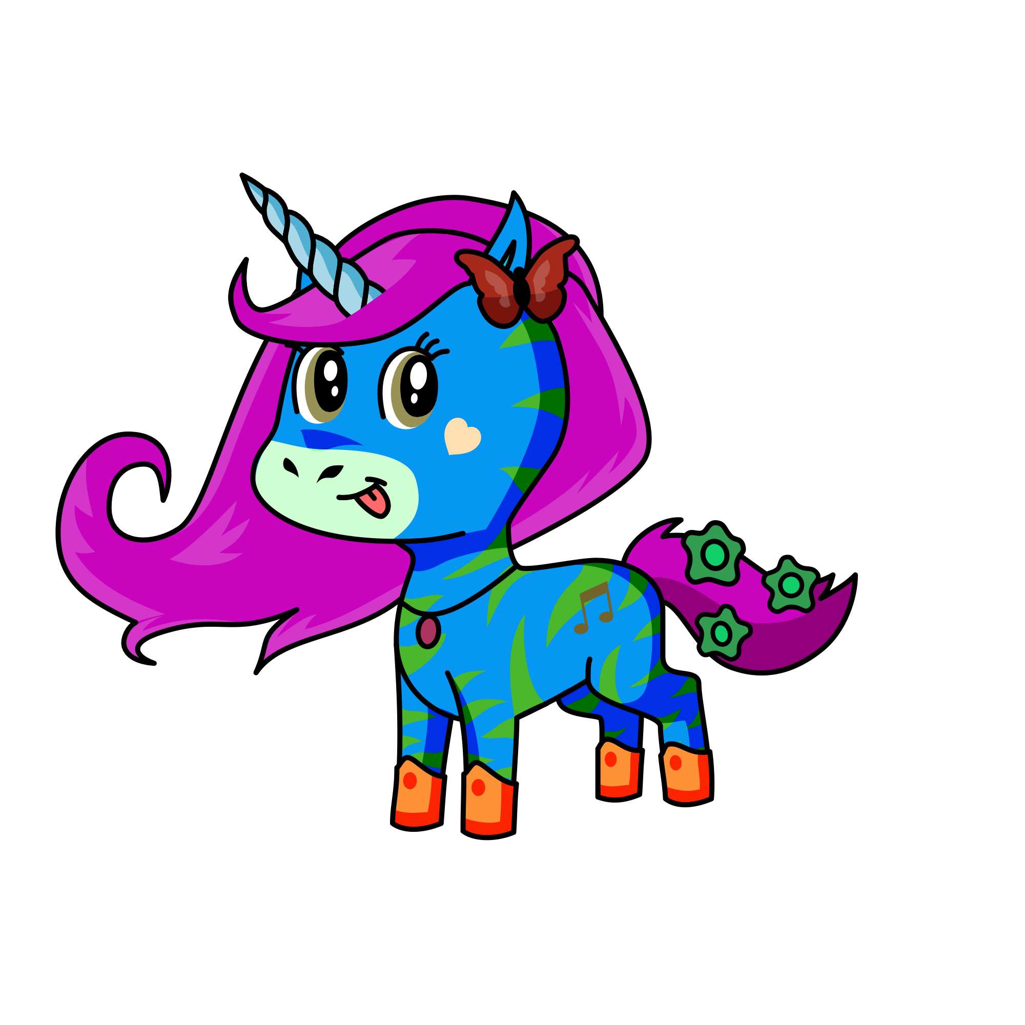 Torp, the unicorn