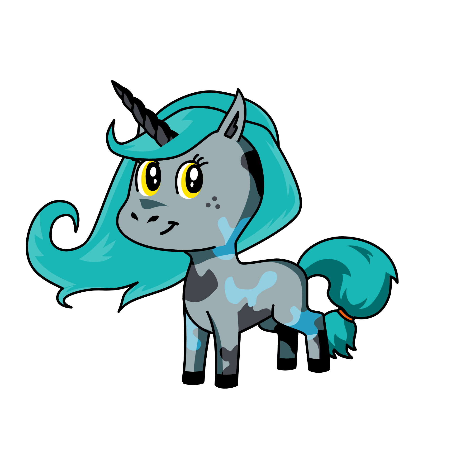 Gold, the unicorn