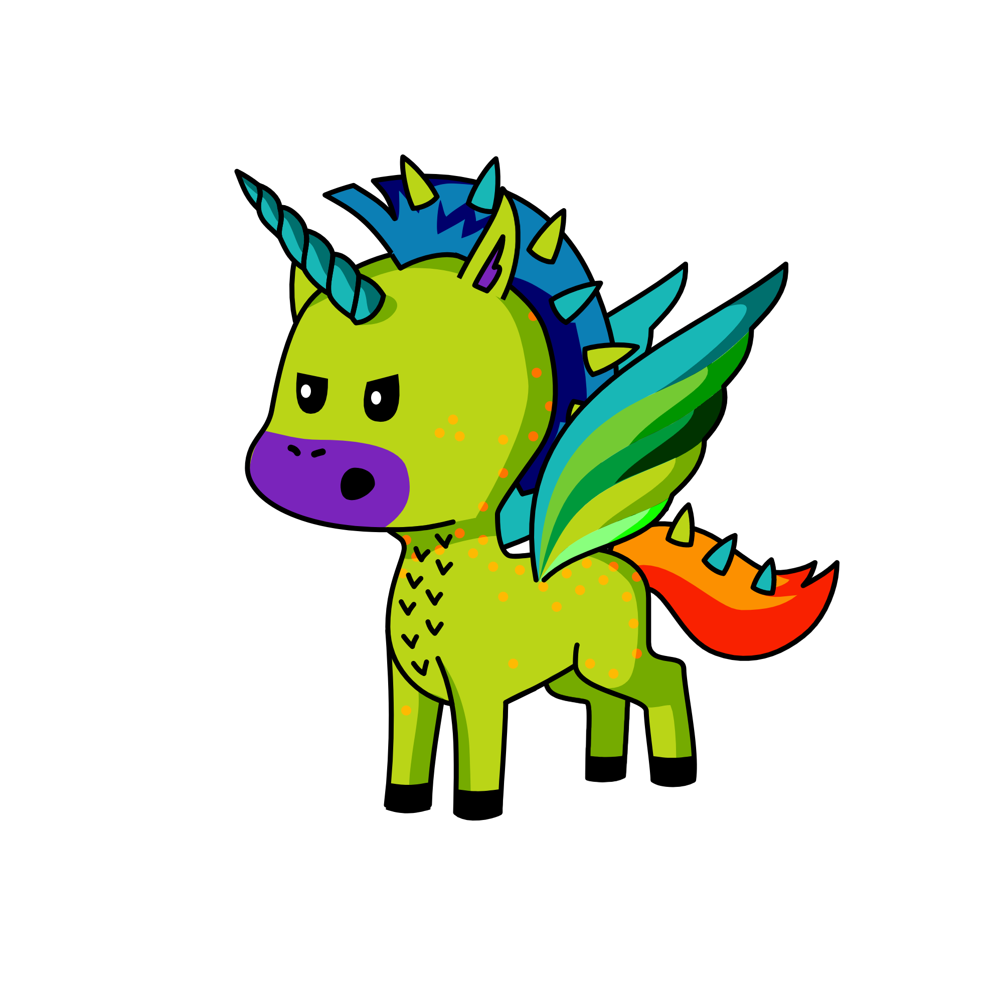 Zombie, the unicorn