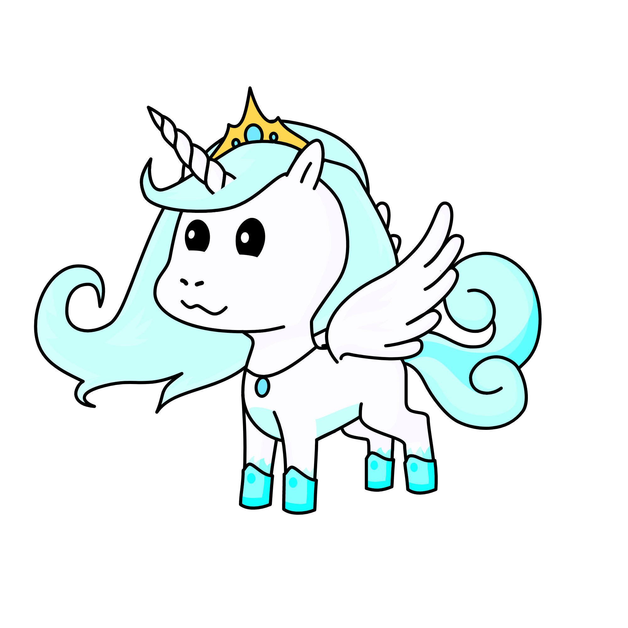 Cotton the cloud queen☁, the unicorn