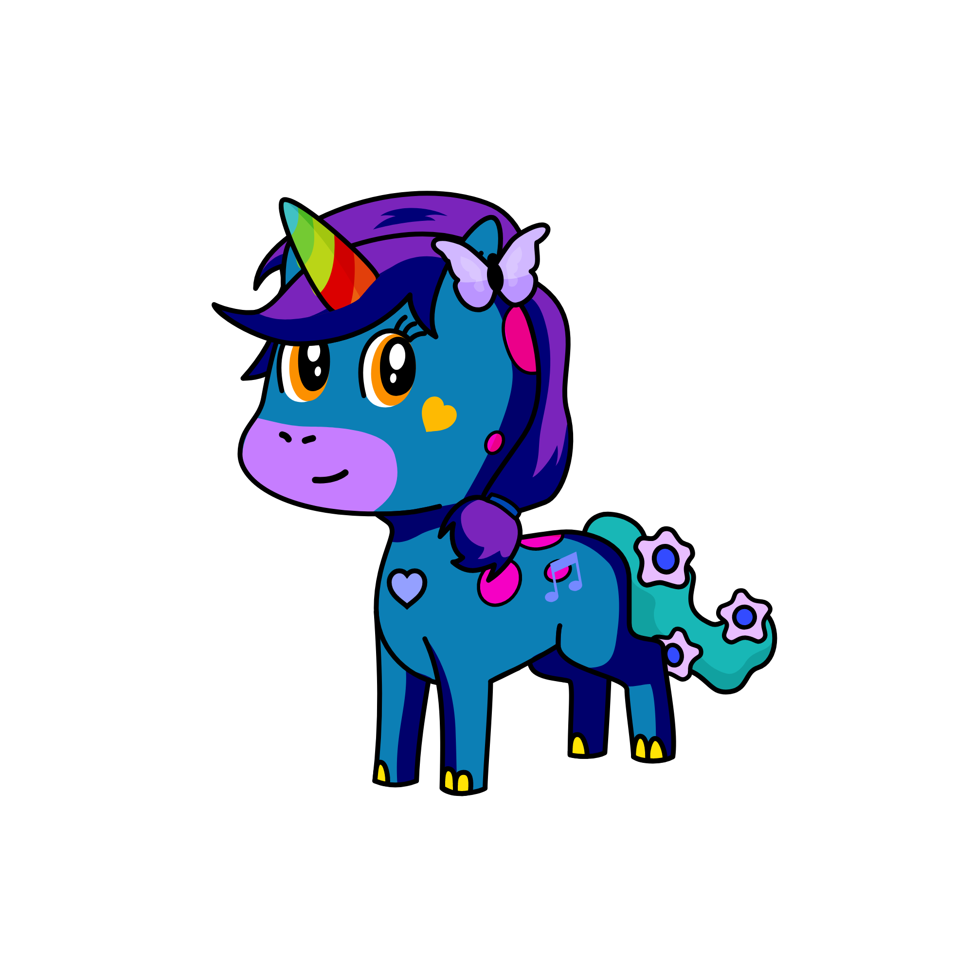 Colorcorn, the unicorn