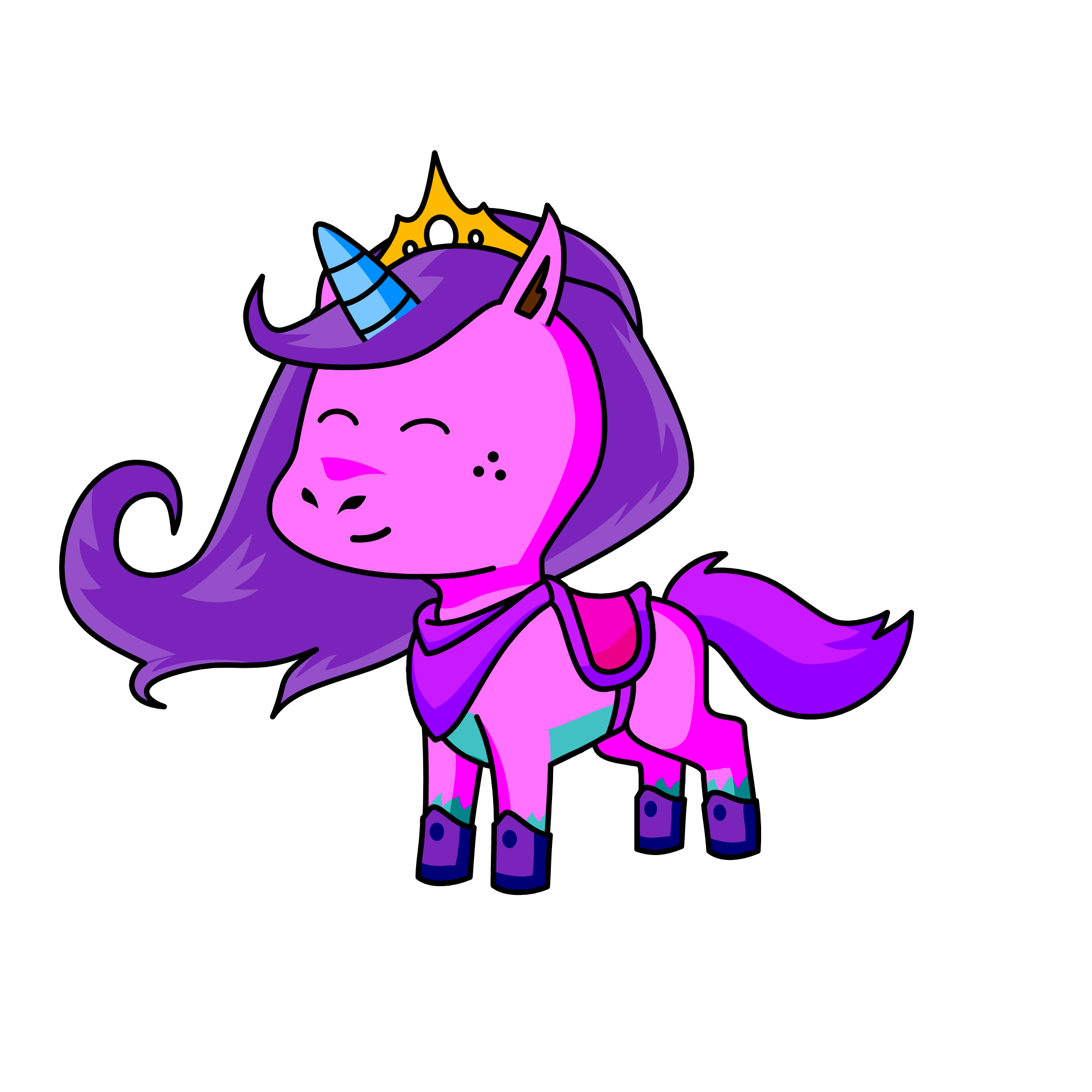 Princess unicornfo, the unicorn