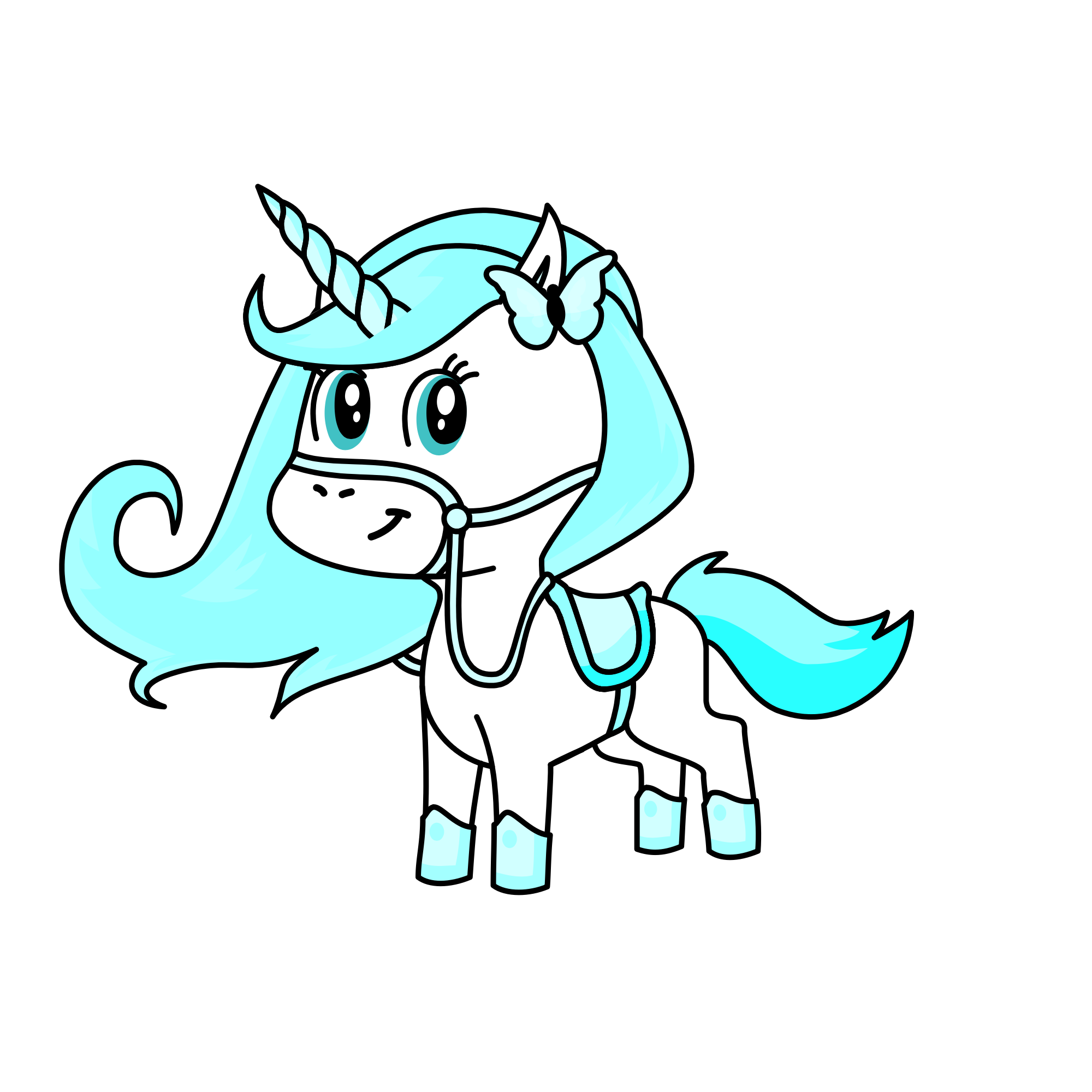 Icy, the unicorn