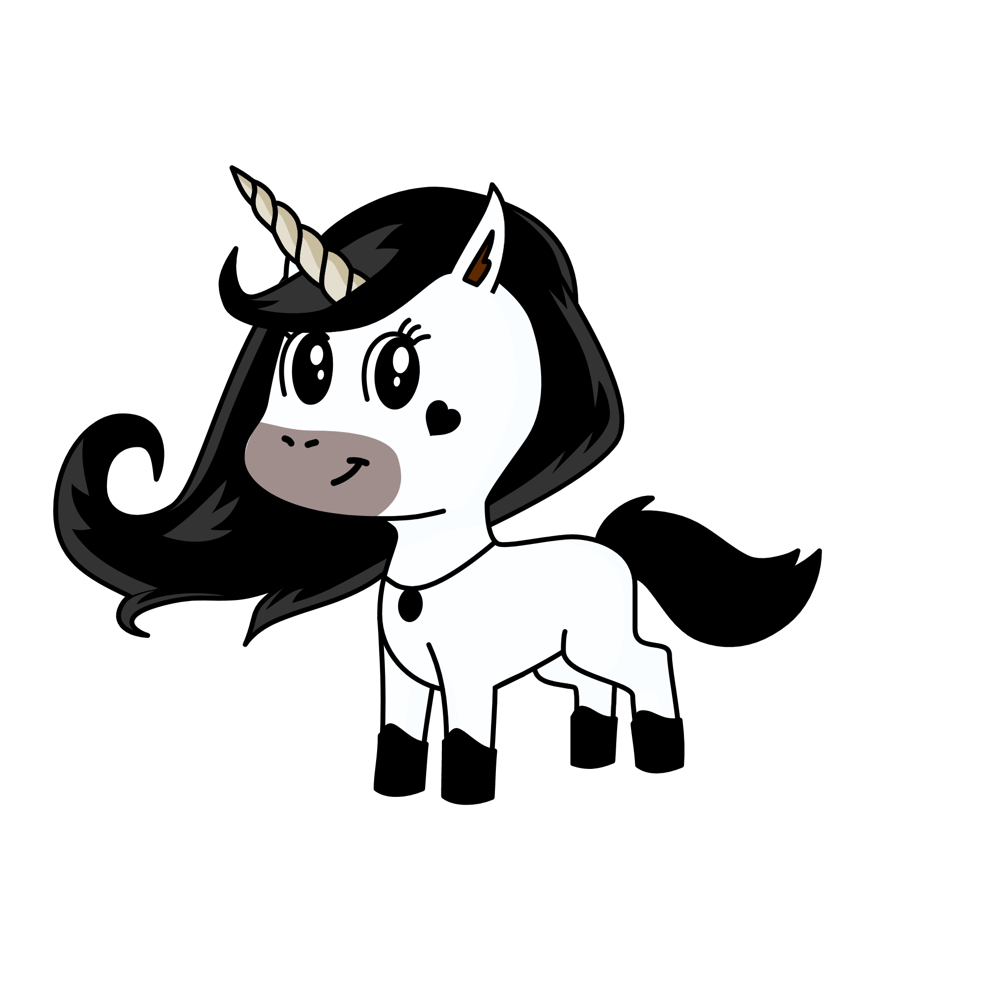 Dark, the unicorn