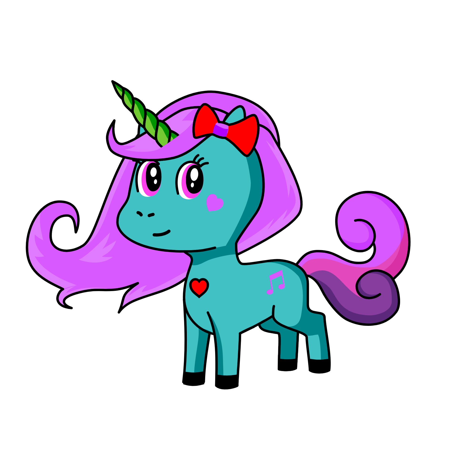 Rainbow Bright Star, the unicorn