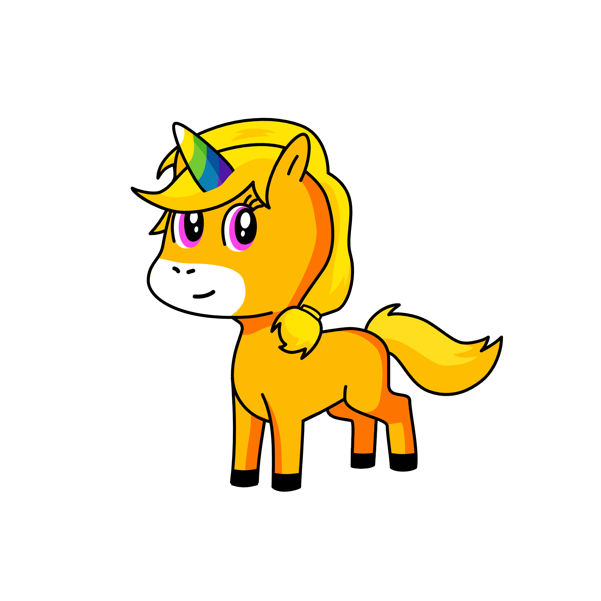 NOOB, the unicorn