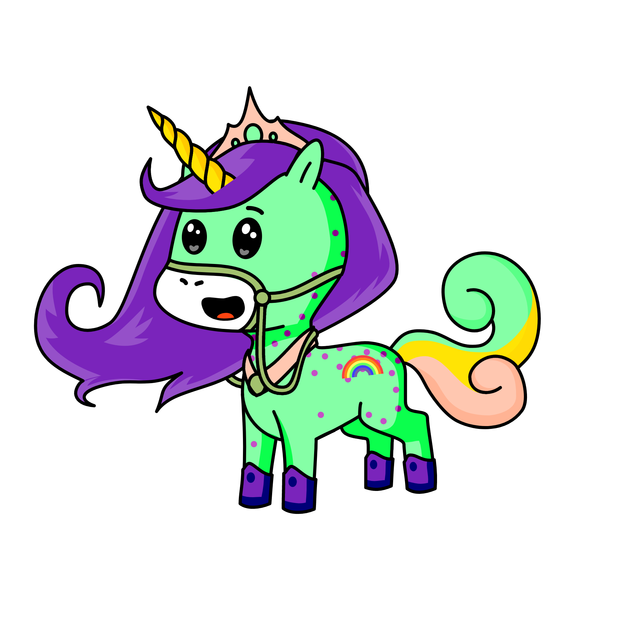 Naira La Reina del los cielos, the unicorn