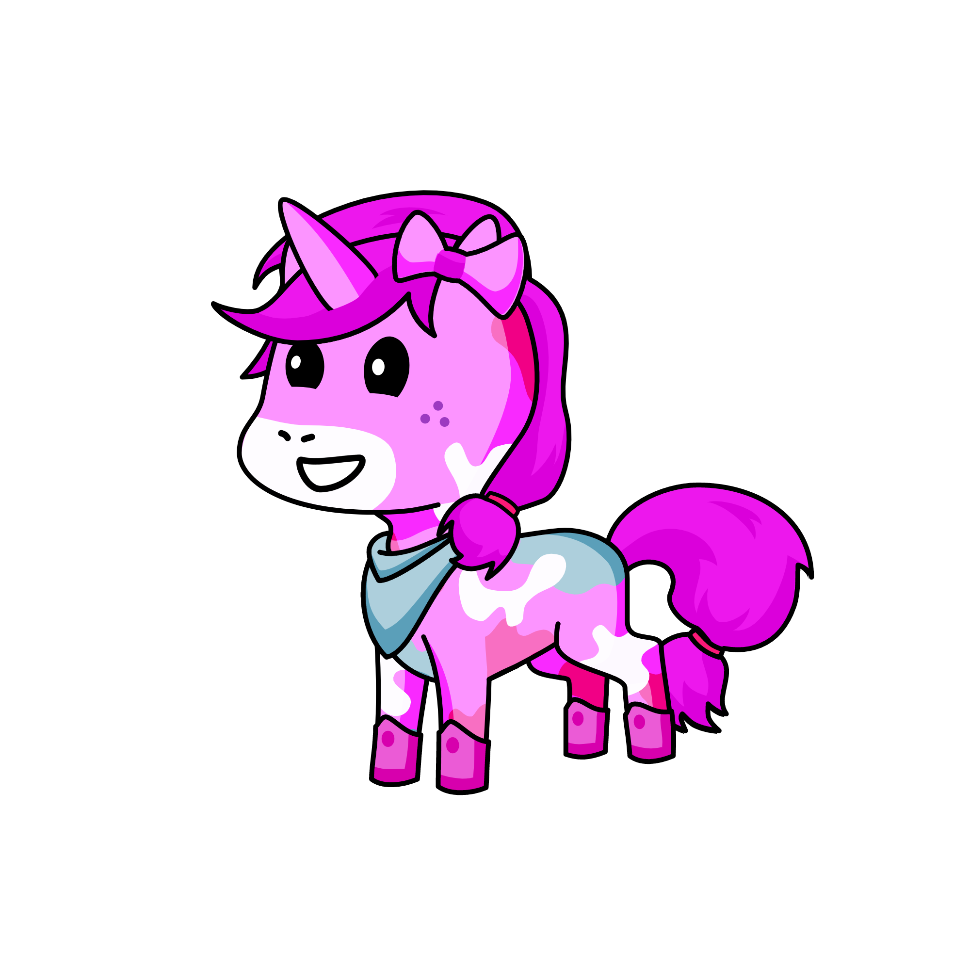 Pinky, the unicorn