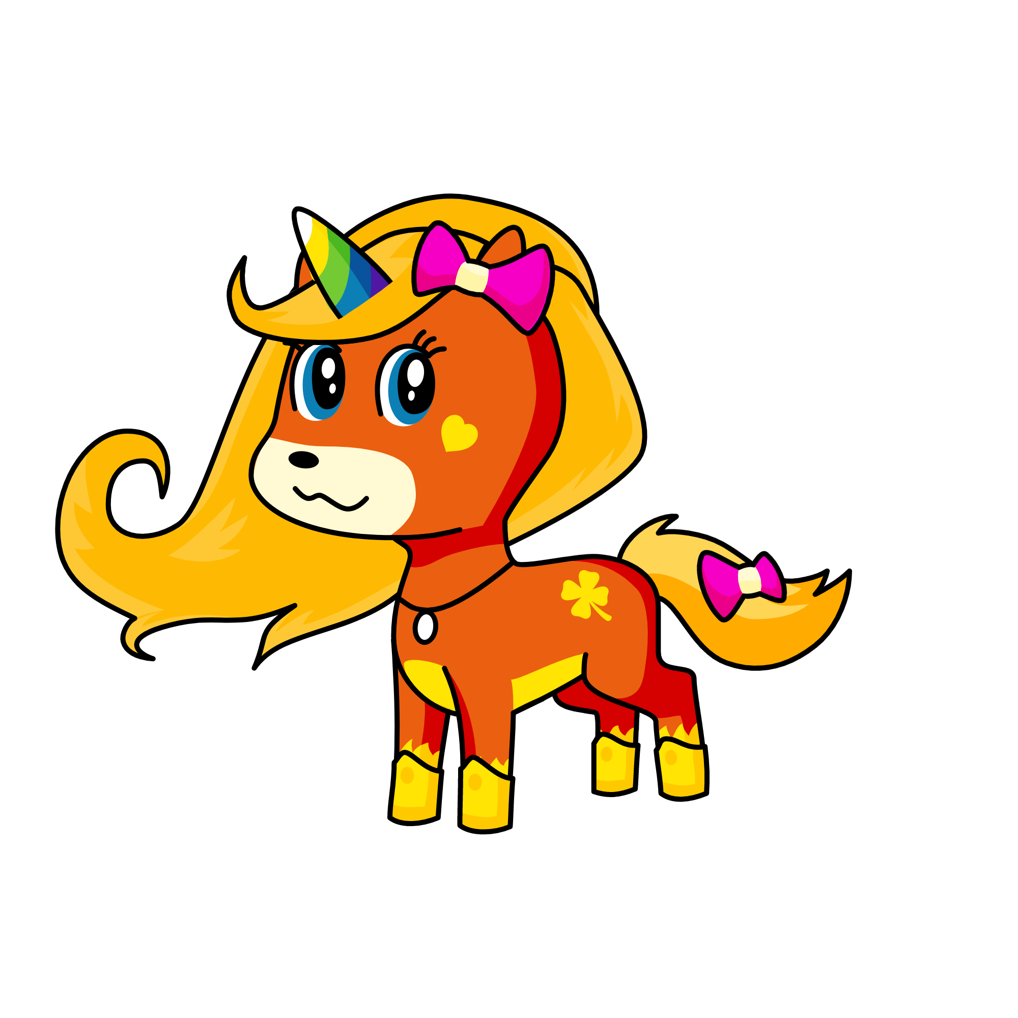 Nessa The Midnight Unicorn, the unicorn