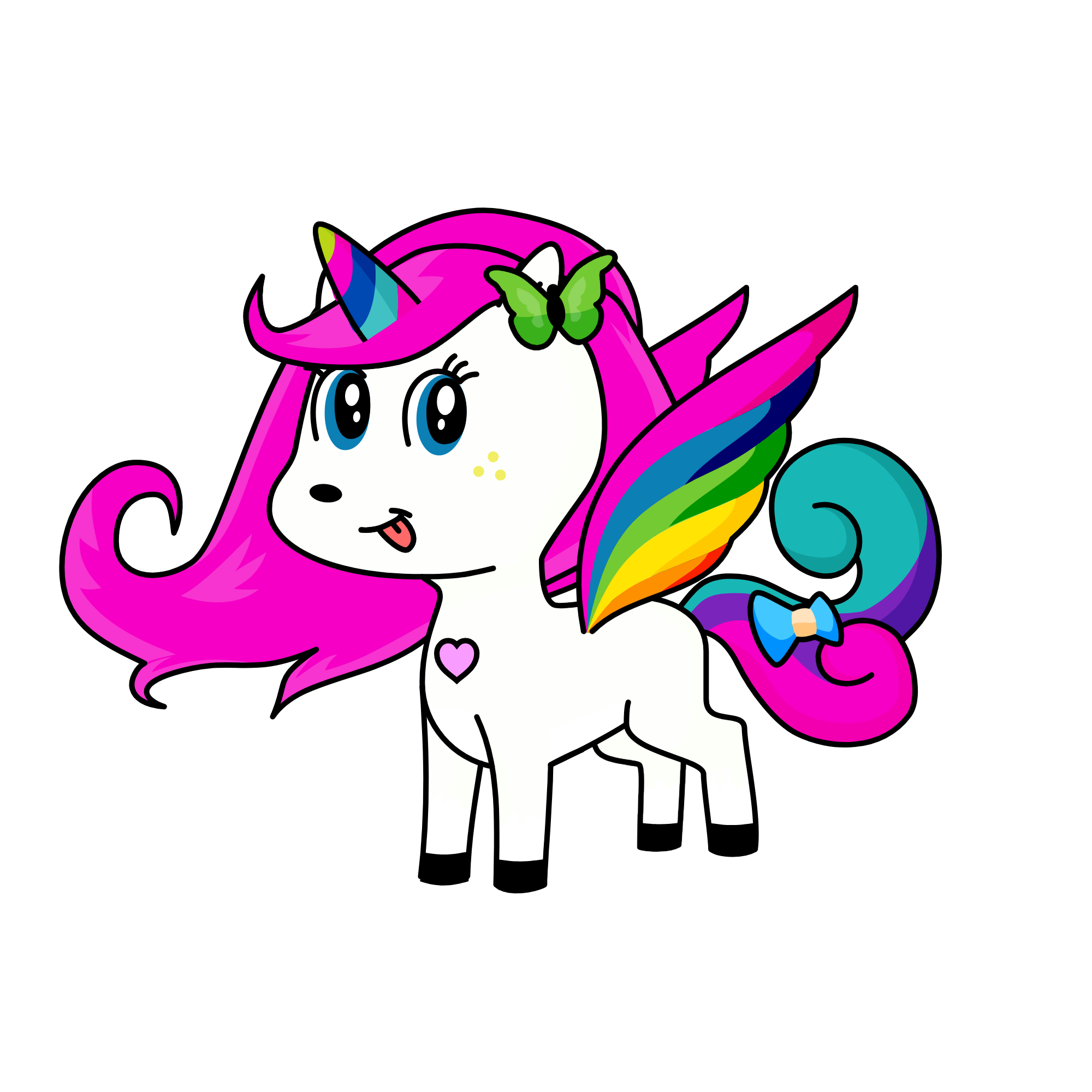 cloudya, the unicorn