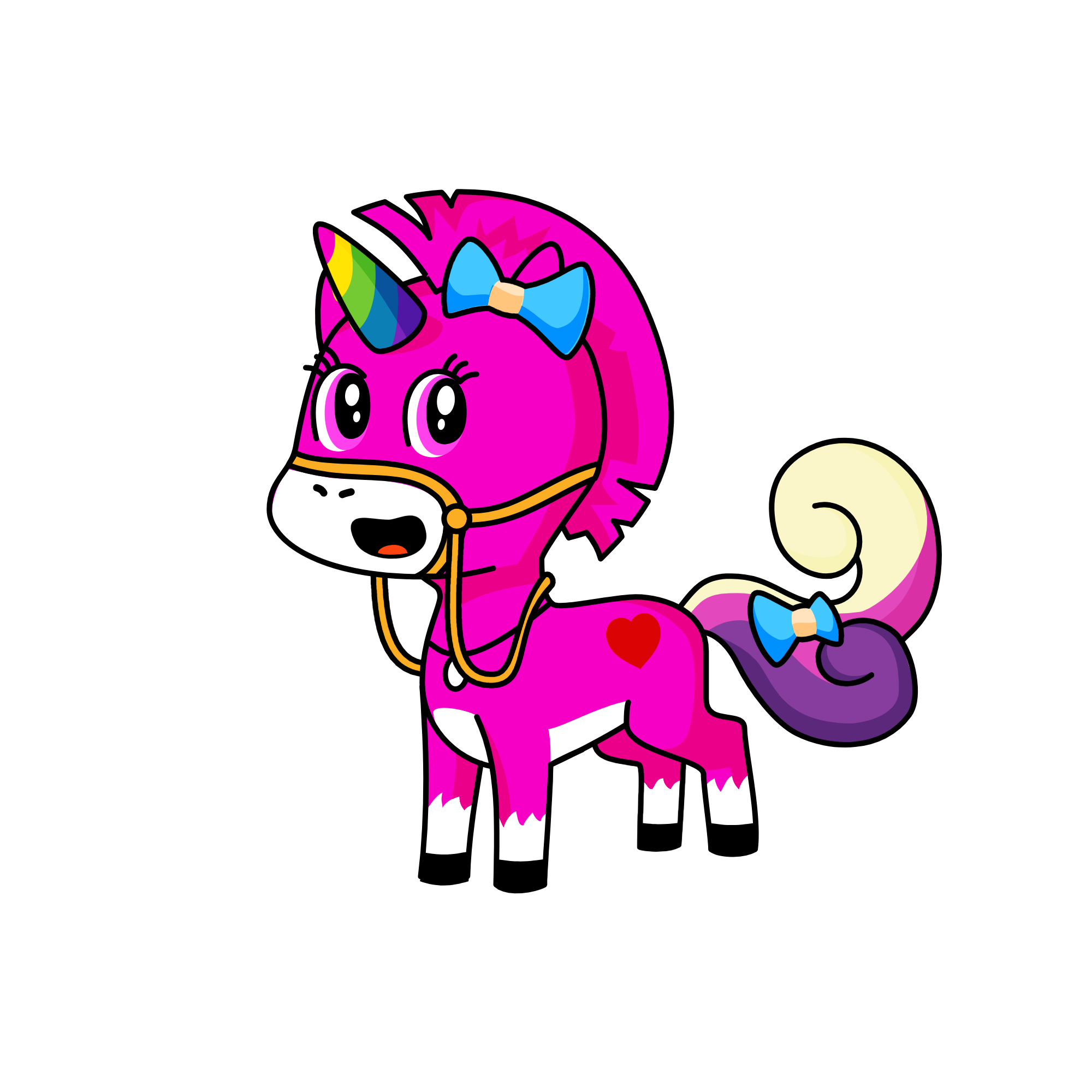pinky, the unicorn