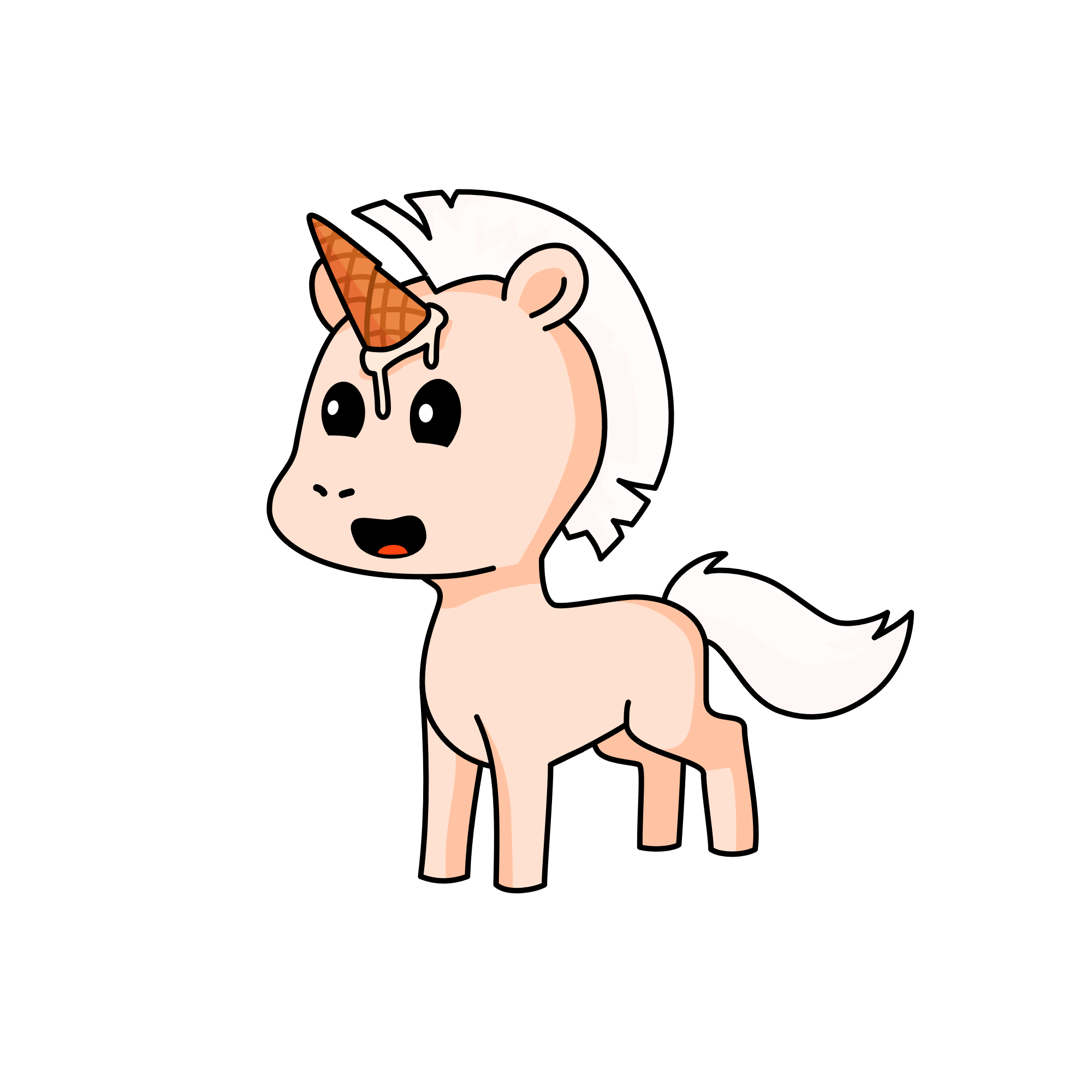 ice cream, the unicorn