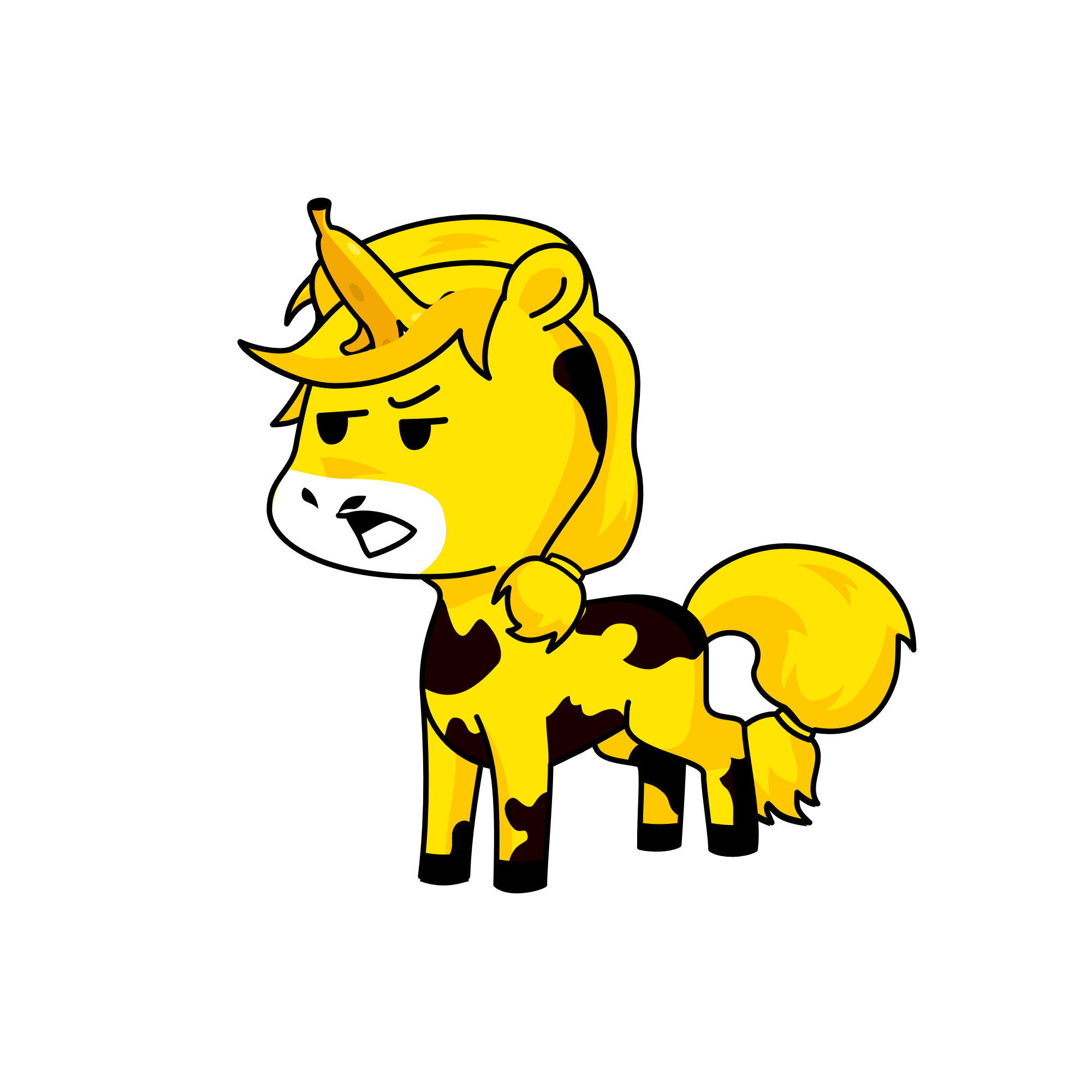 Banana, the unicorn