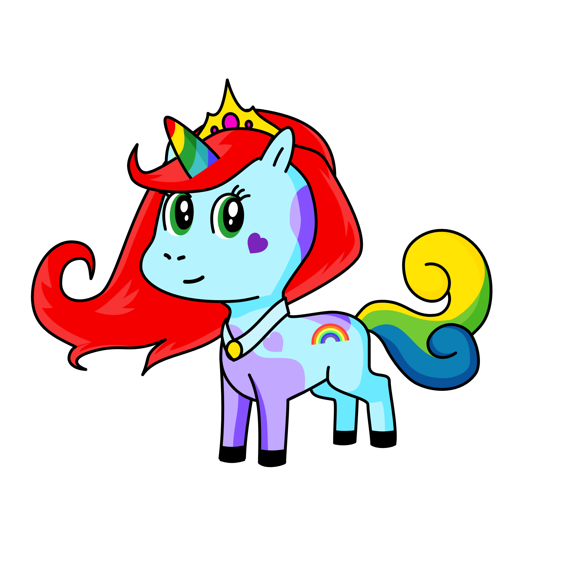 Leila-Mae, the unicorn