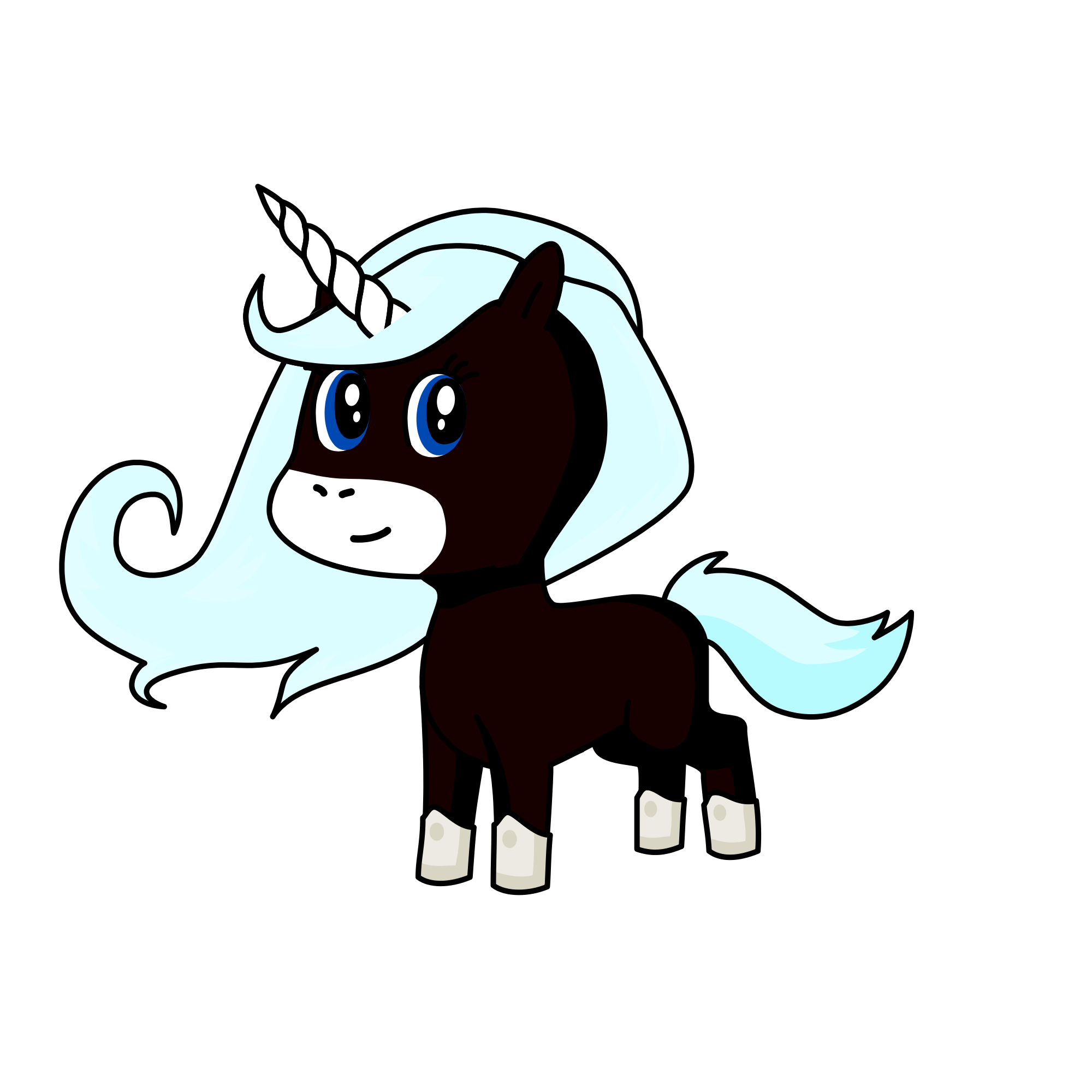 Moon, the unicorn