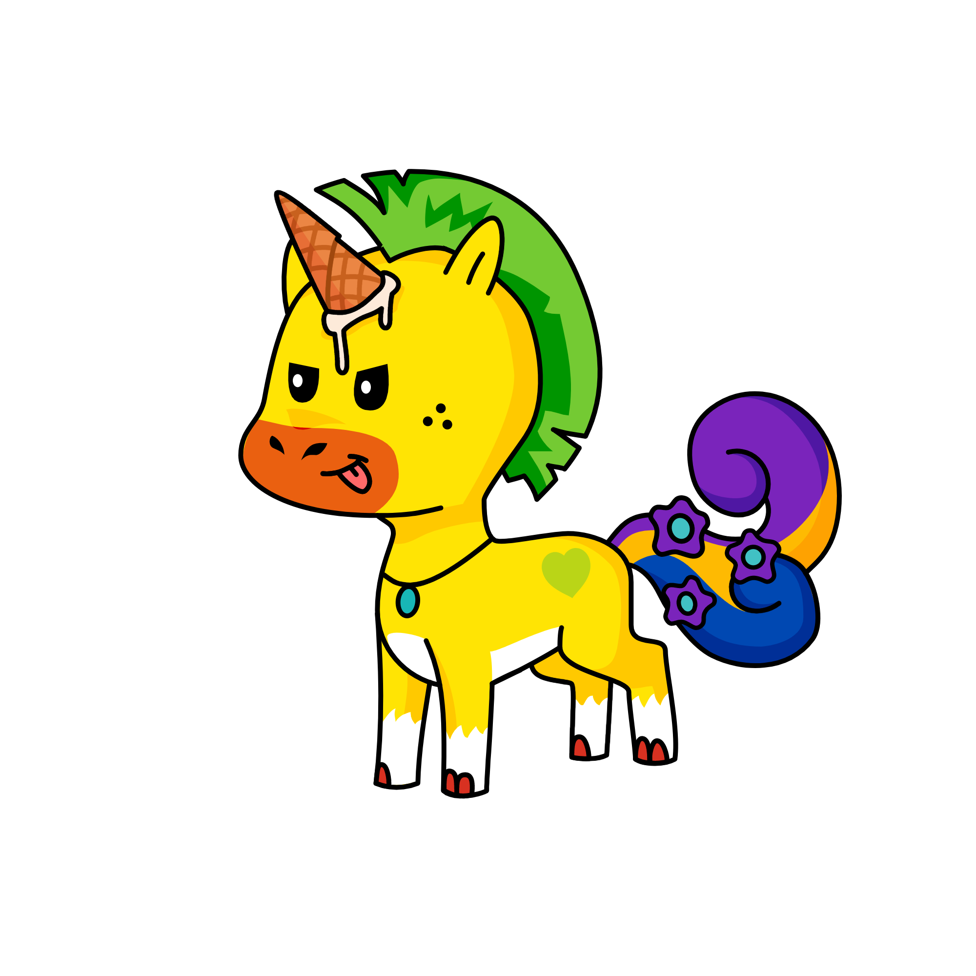 gotta dance en el sans , the unicorn