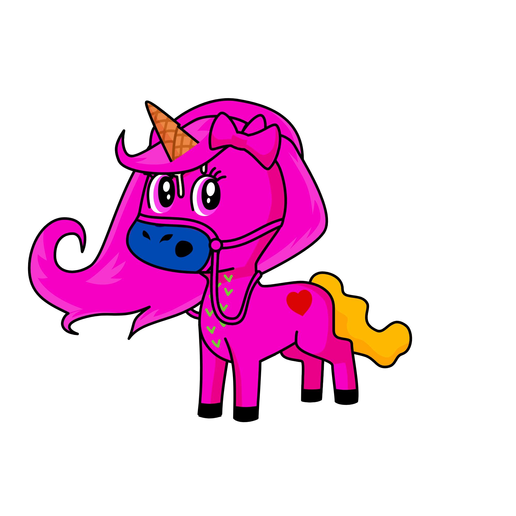 pinky, the unicorn