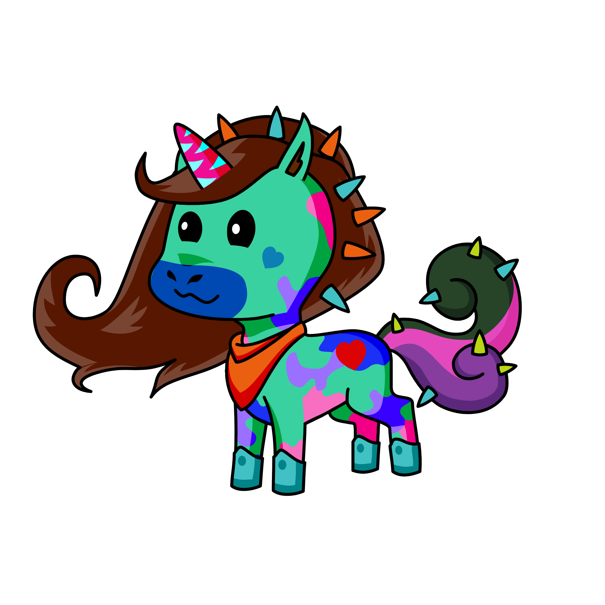 Spike, the unicorn