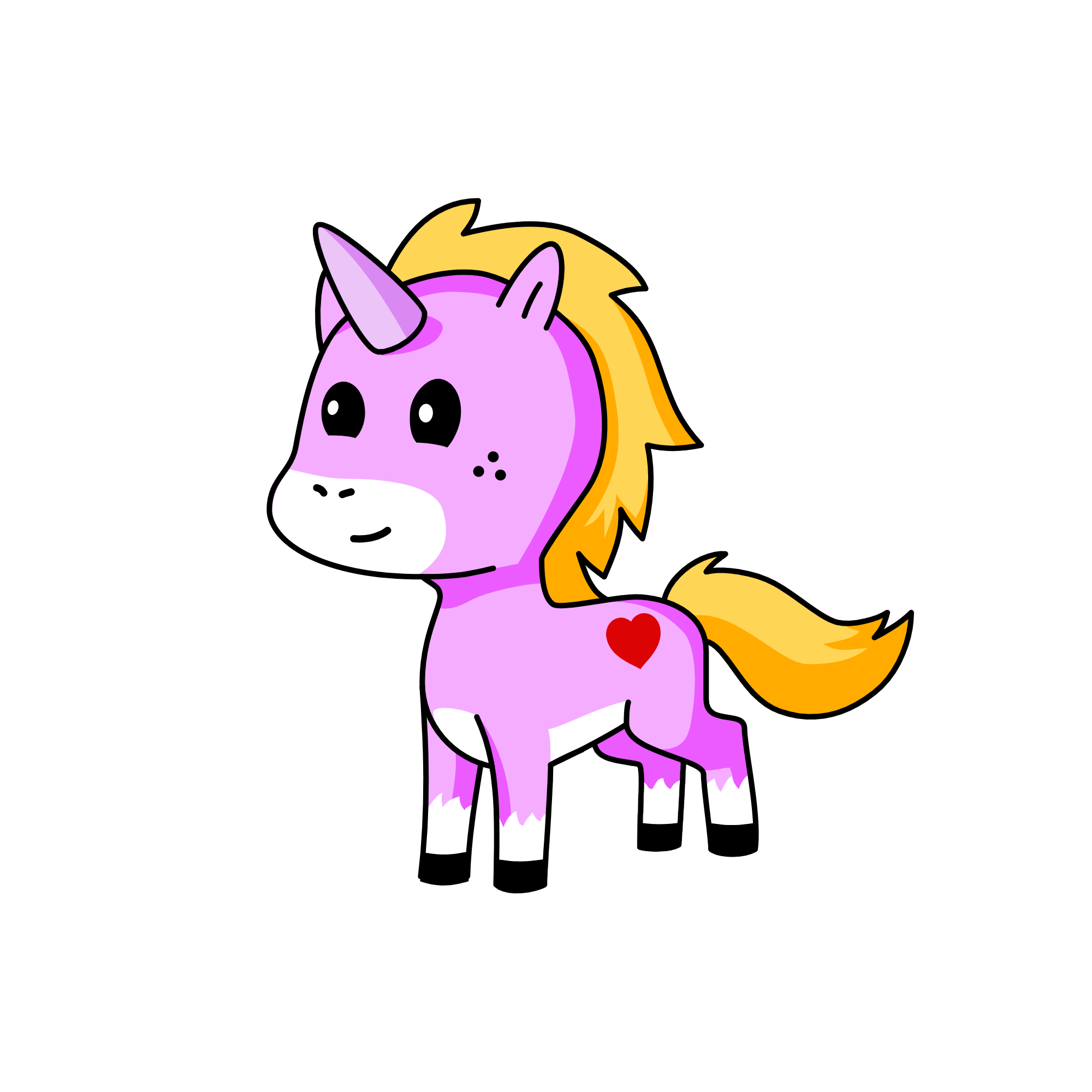 hearts, the unicorn
