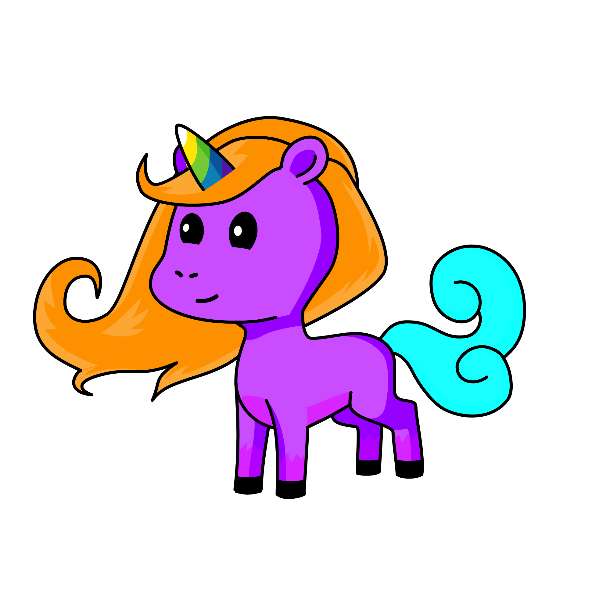 pirensesin güzel atı, the unicorn