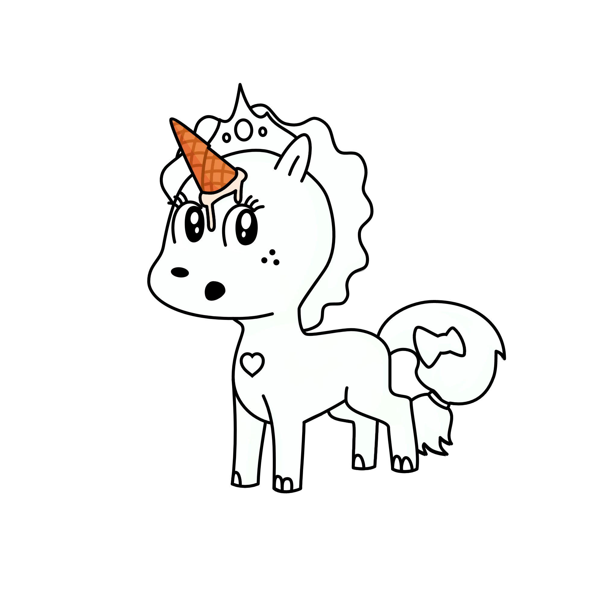 Snow White, the unicorn