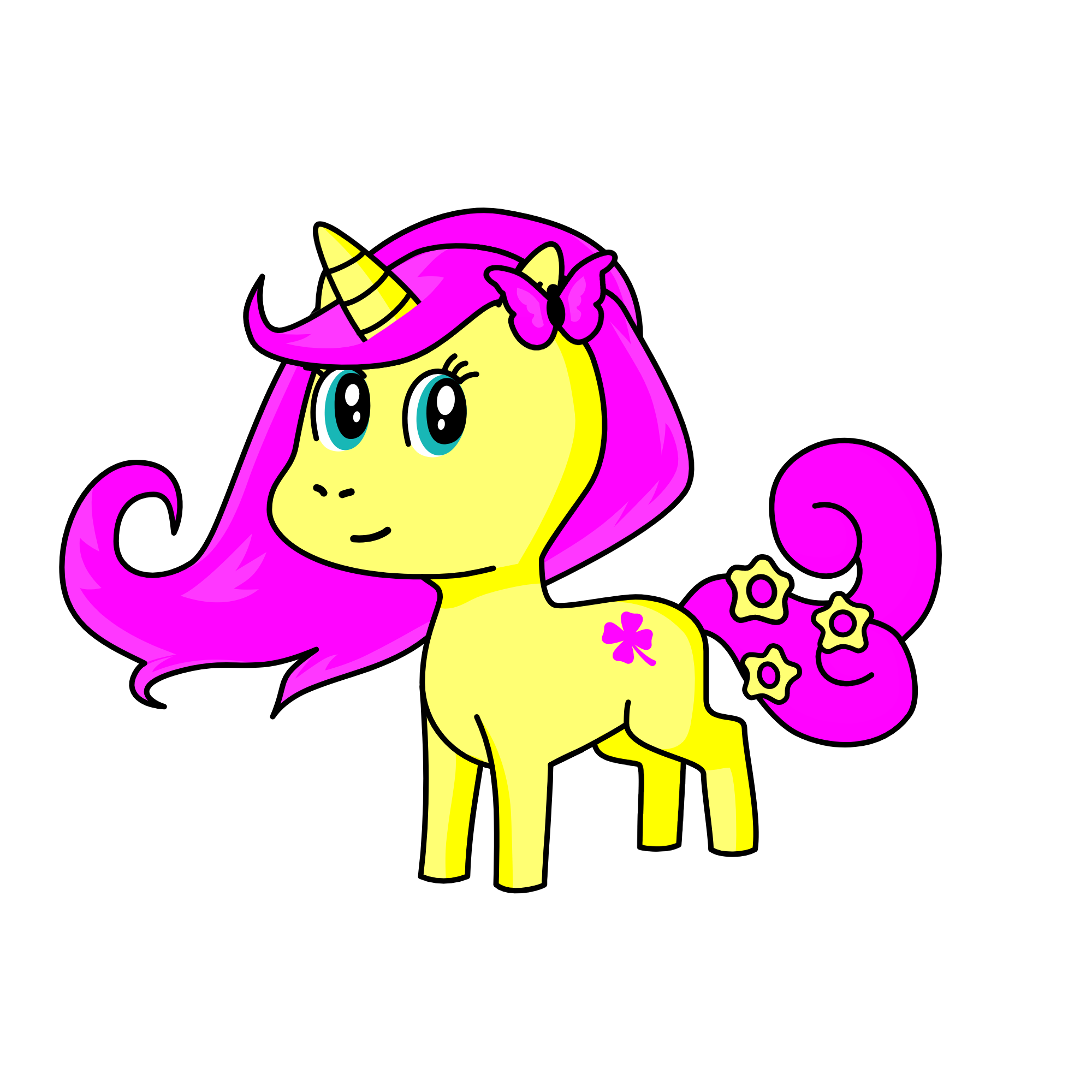 flutter, the unicorn