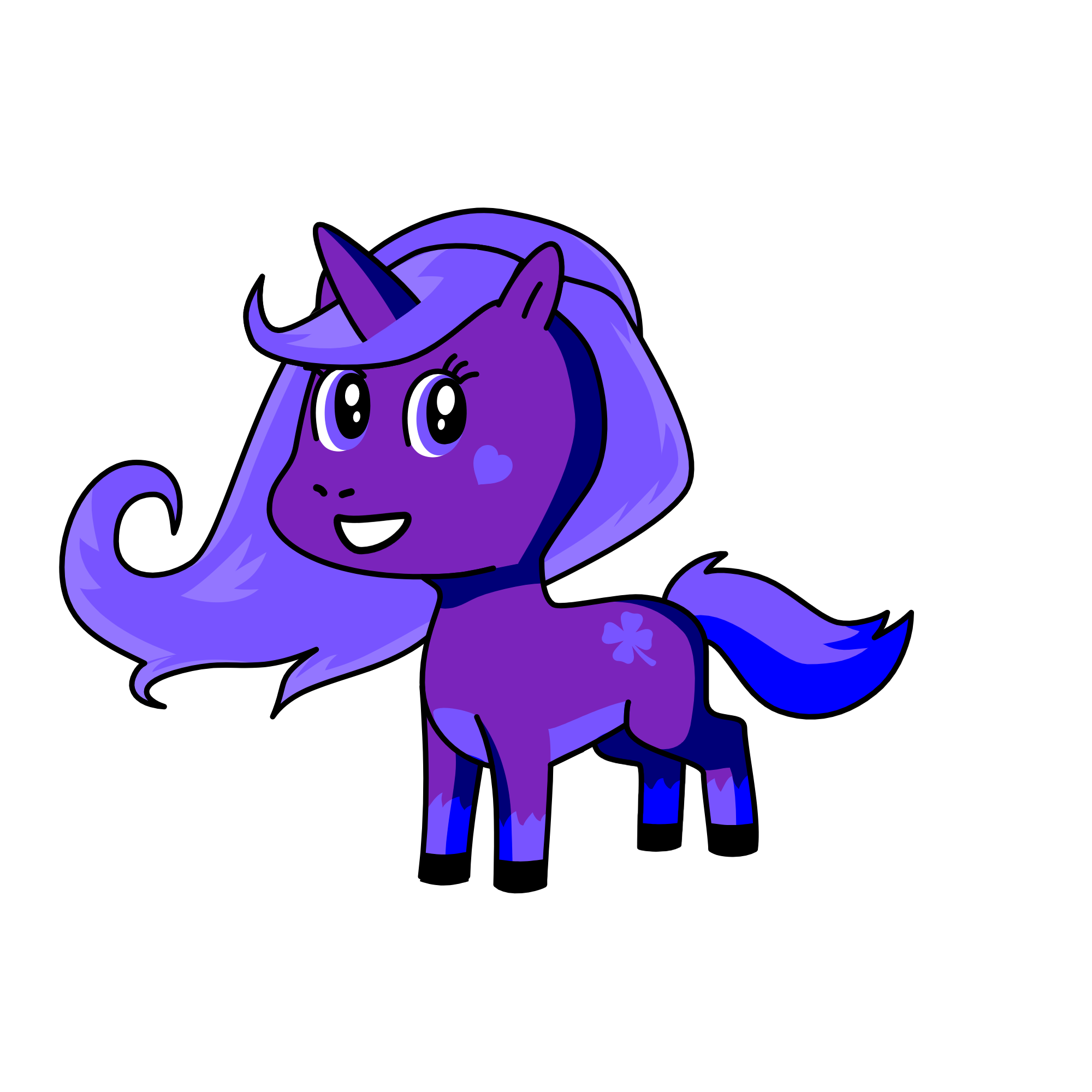 Lunar, the unicorn