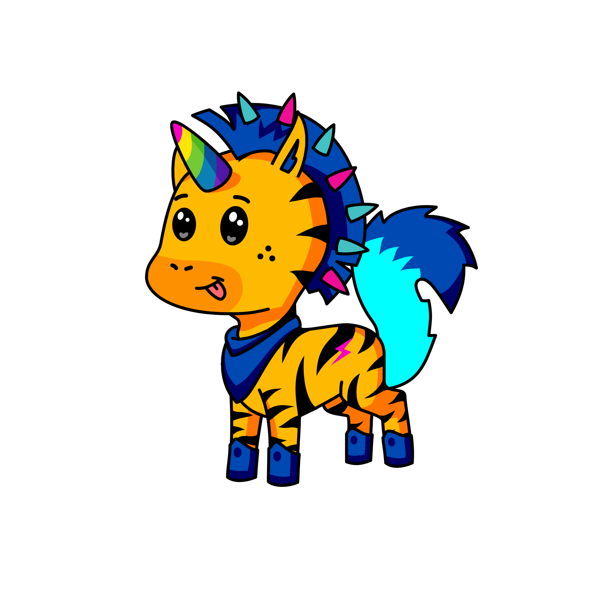 gecko, the unicorn