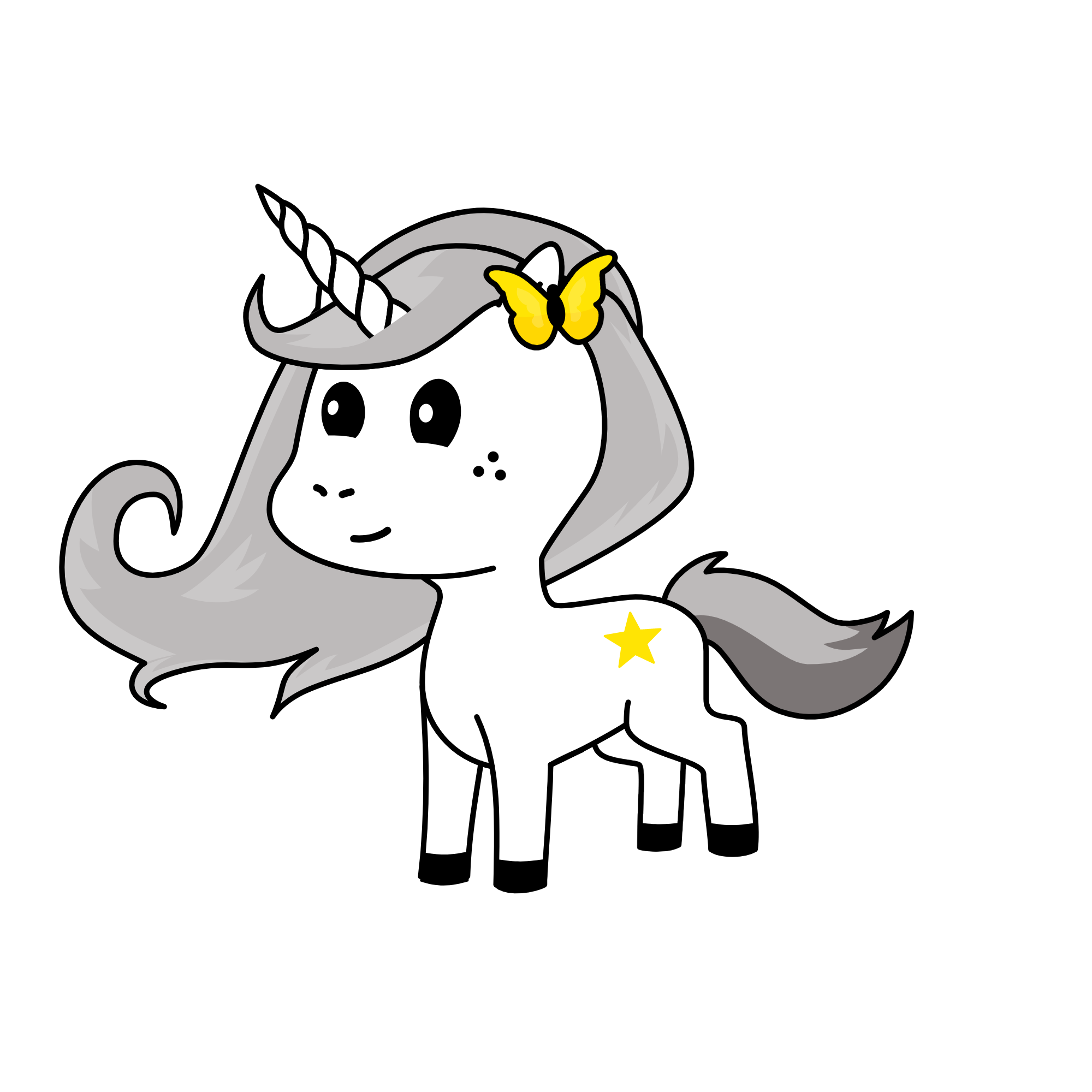 Sky, the unicorn