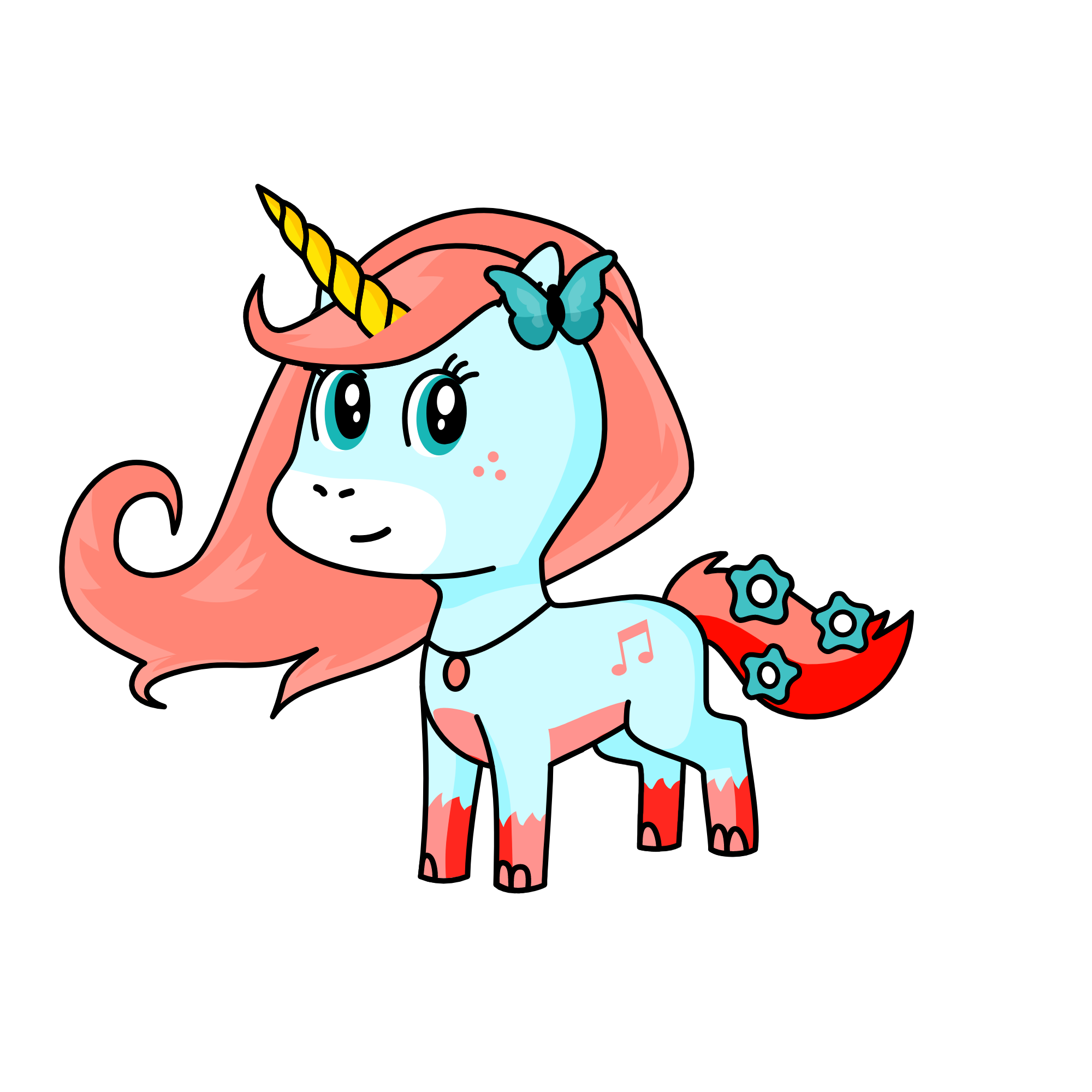 Cherry, the unicorn