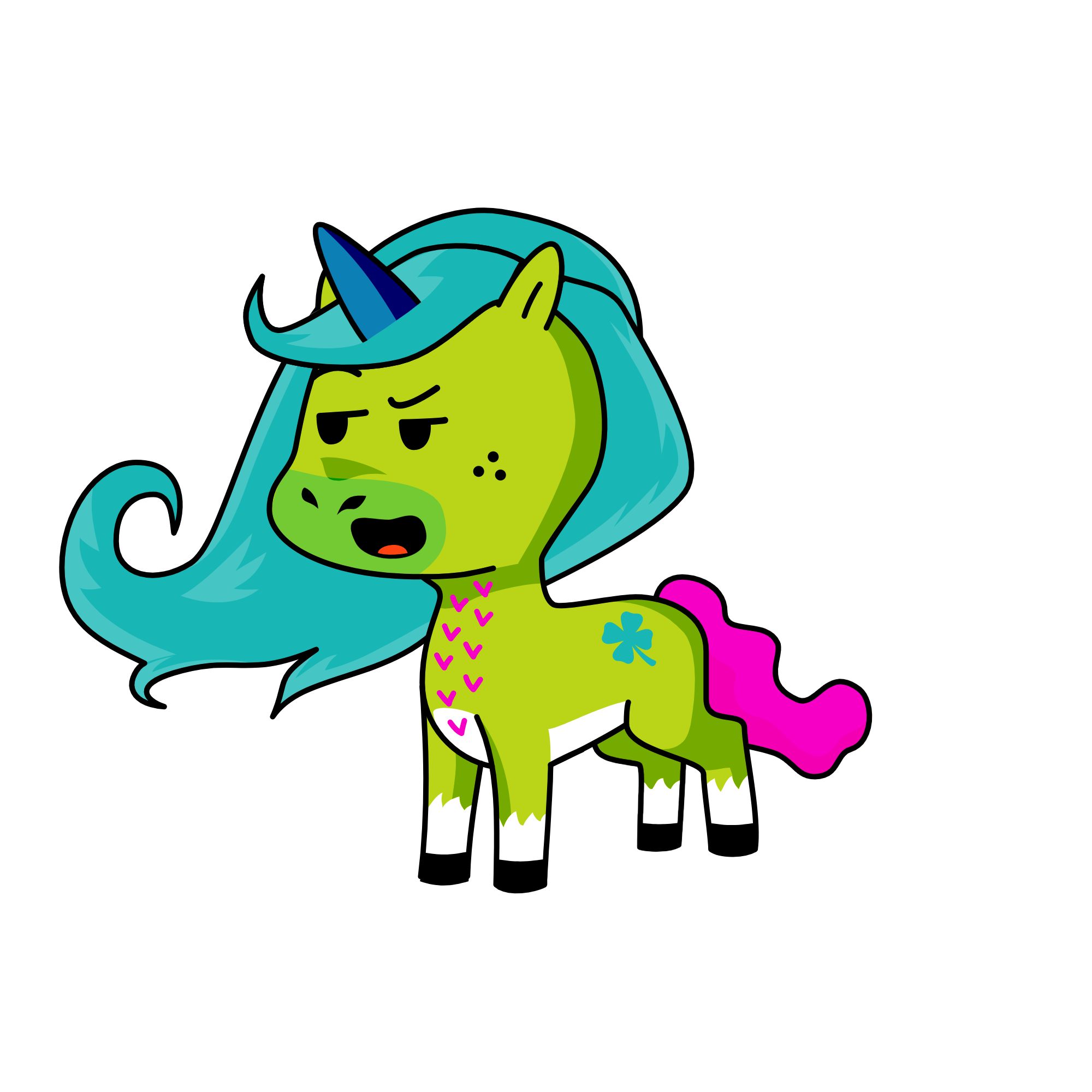 poop, the unicorn