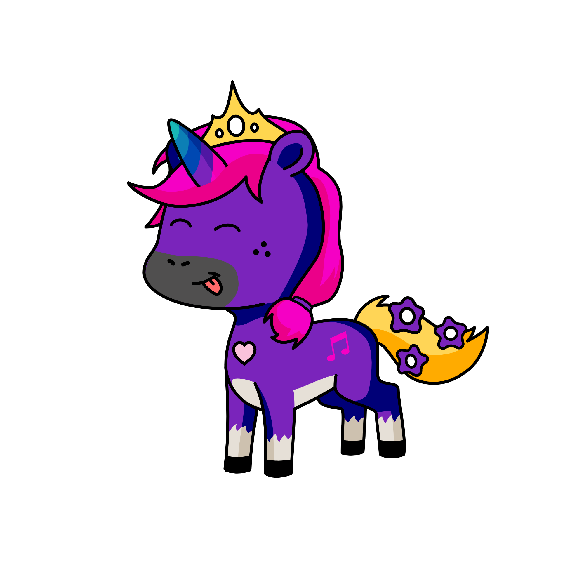 Midnight, the unicorn