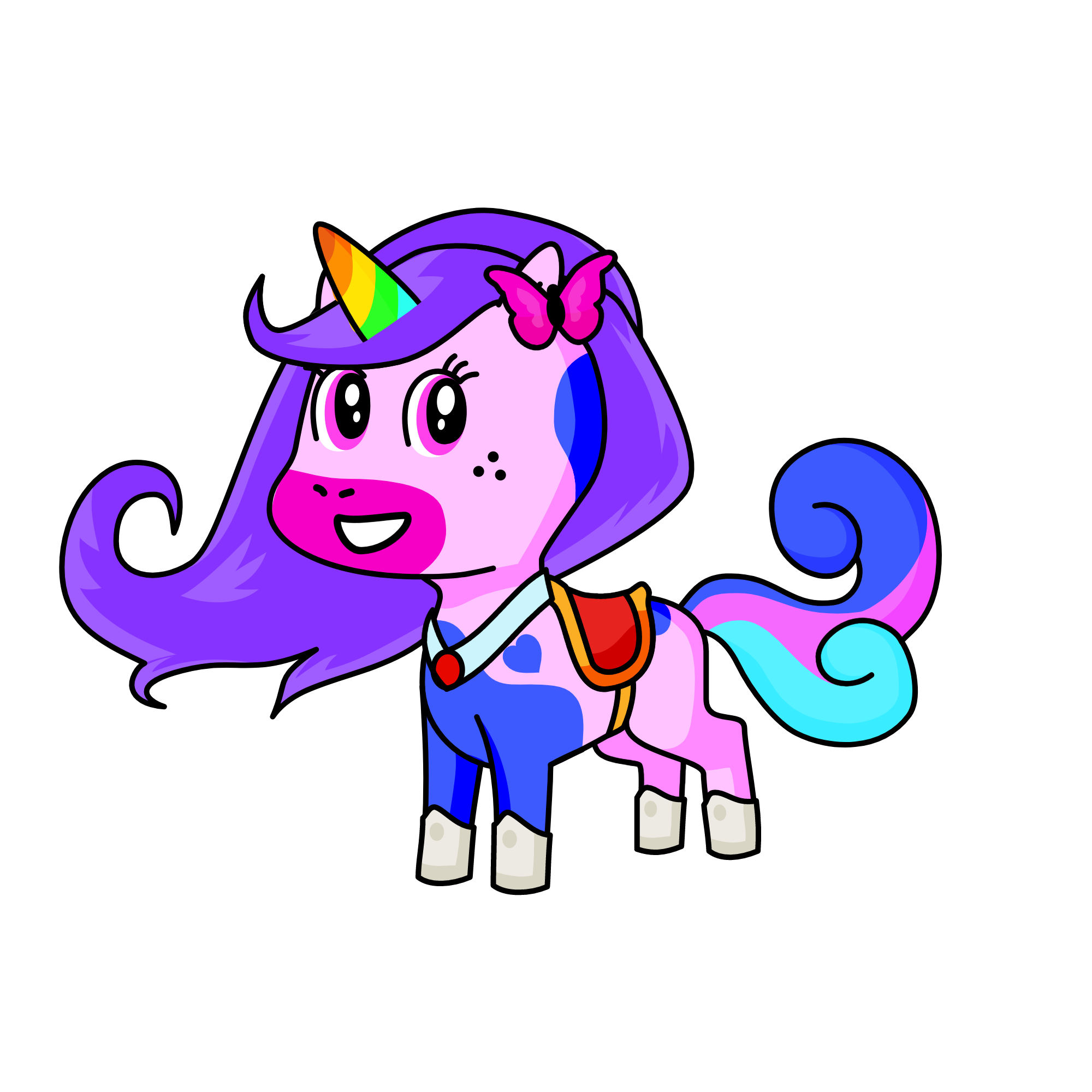 Rainbowcorn, the unicorn