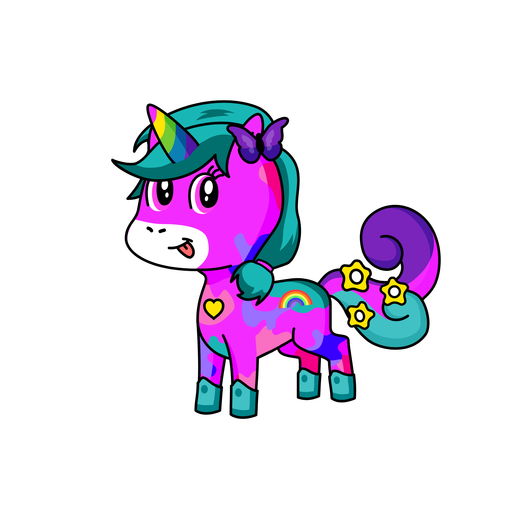 Cutie, the unicorn