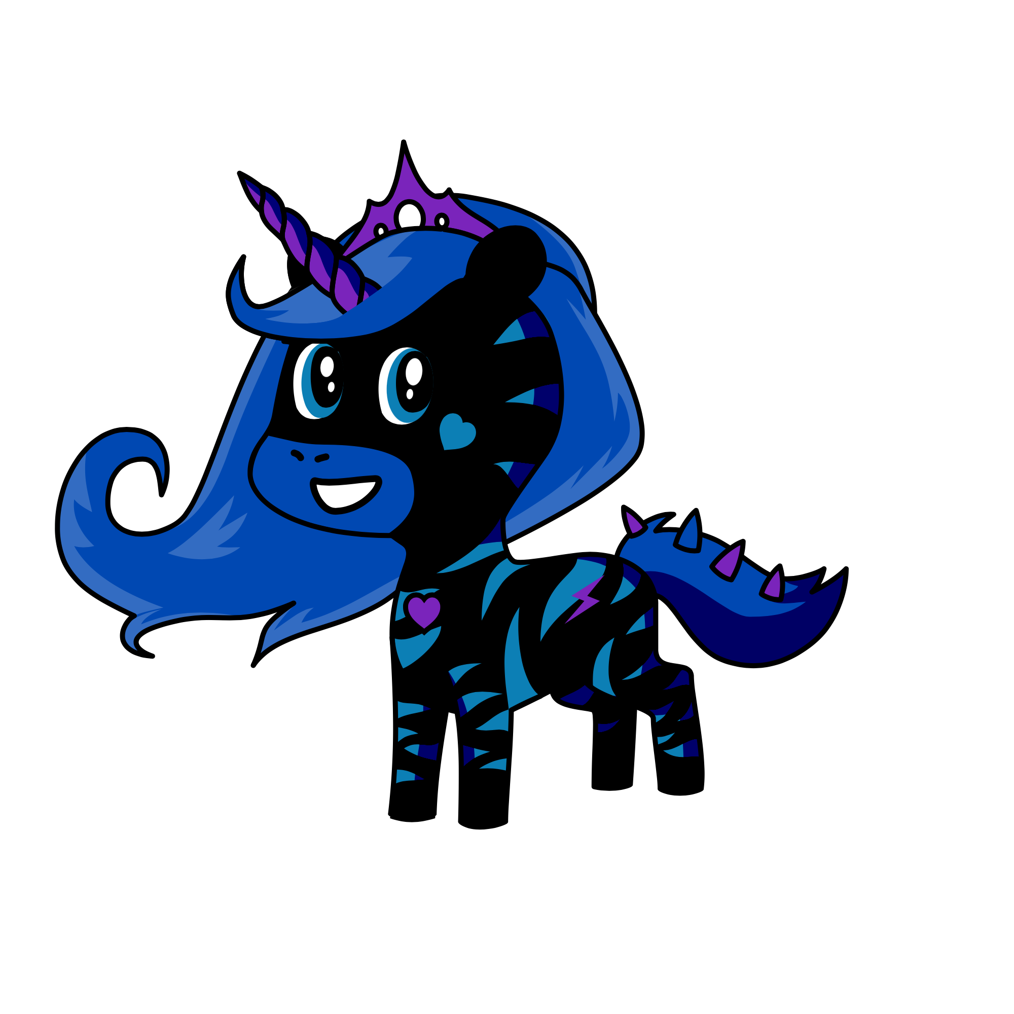 Lightning, the unicorn