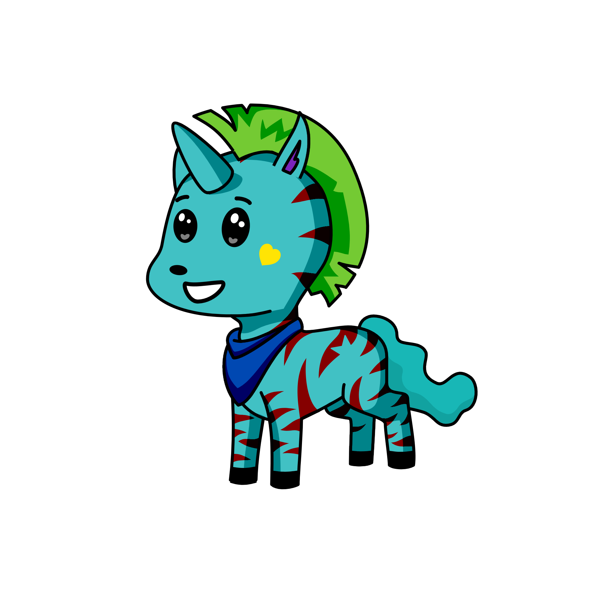 Rj, the unicorn