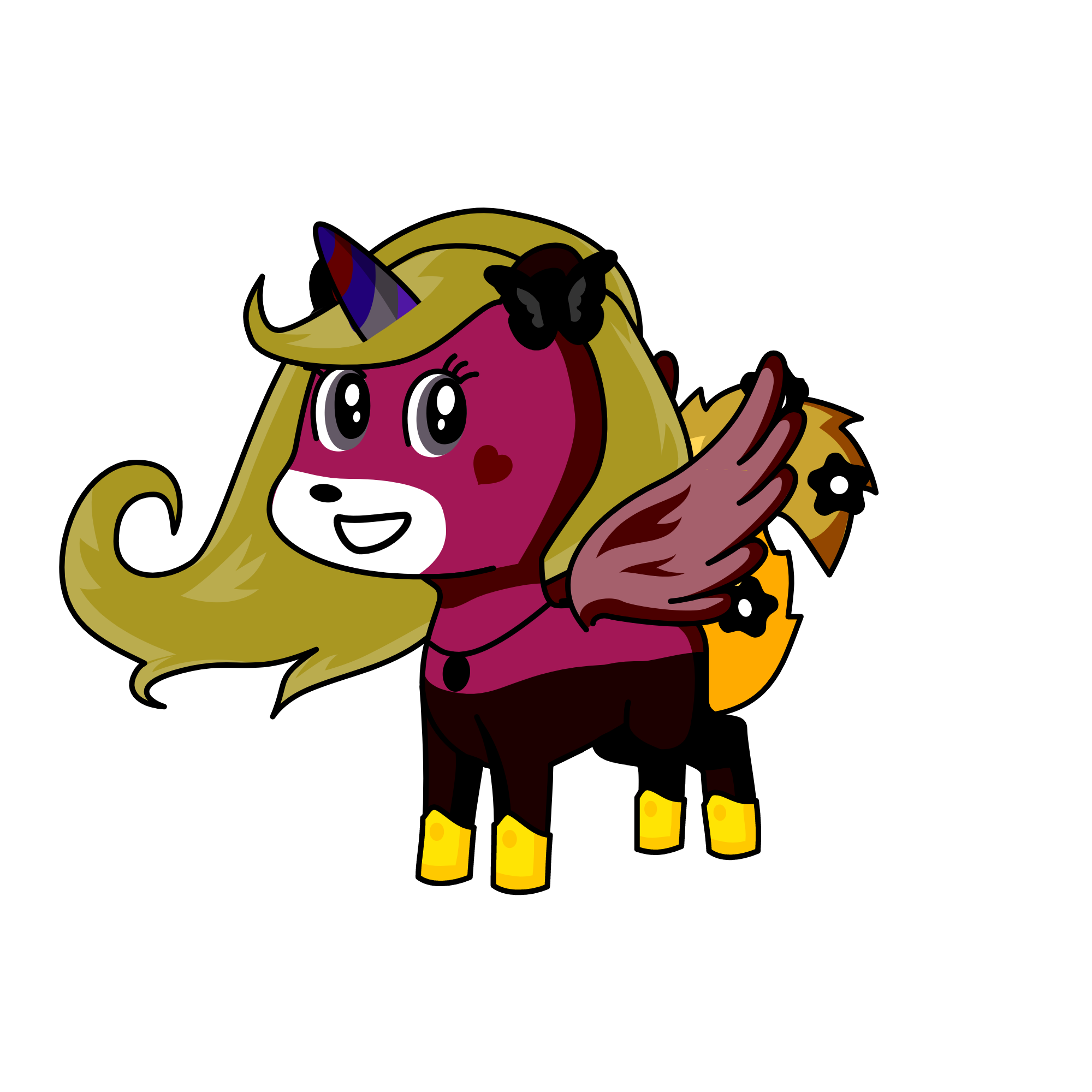 Darky, the unicorn